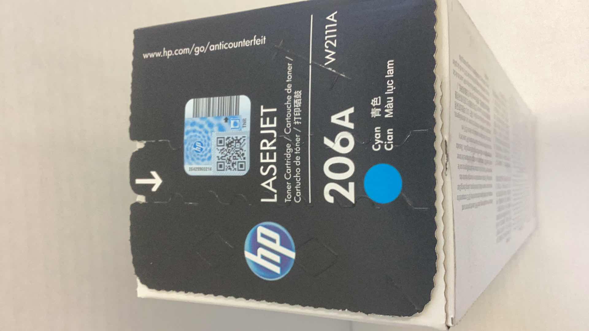 Photo 3 of HP LASERJET PRO ORIGINAL TONER 206A CYAN FACTORY SEALED