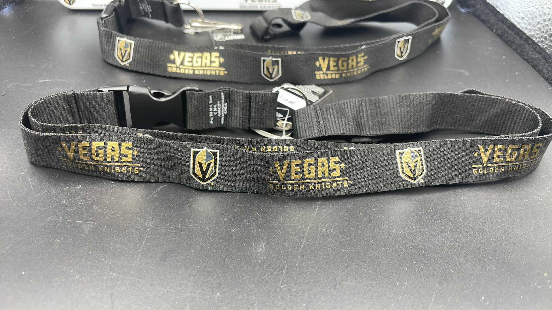 Photo 3 of 3 PC VEGAS GOLDEN KNIGHTS LICENSE PLATE COVER AND LANYARD