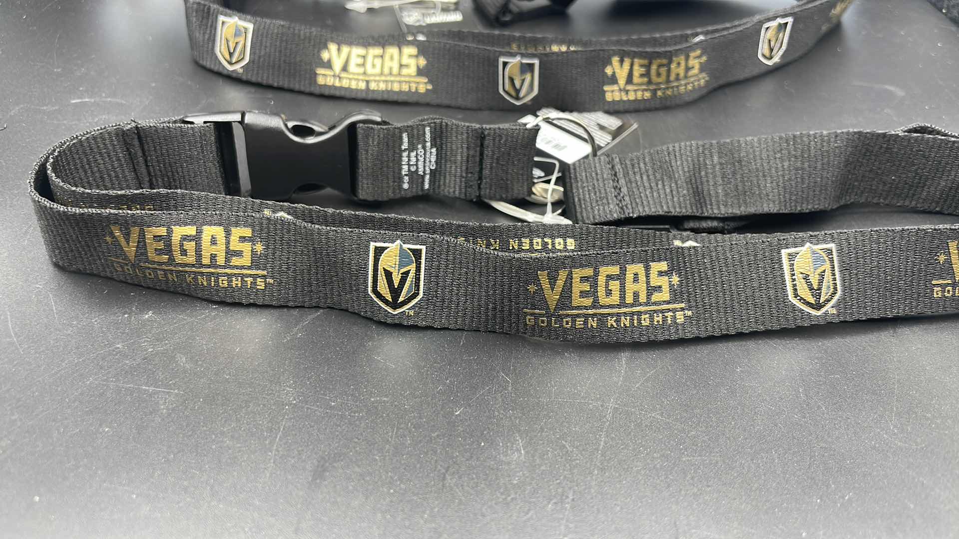 Photo 3 of 3 PC VEGAS GOLDEN KNIGHTS LICENSE PLATE COVER AND LANYARD