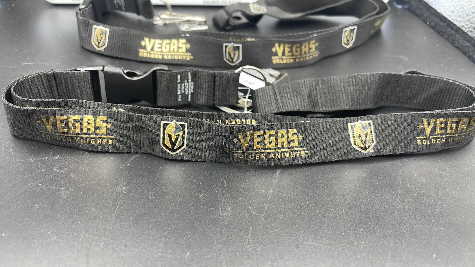 Photo 3 of 3 PC VEGAS GOLDEN KNIGHTS LICENSE PLATE COVER AND LANYARD