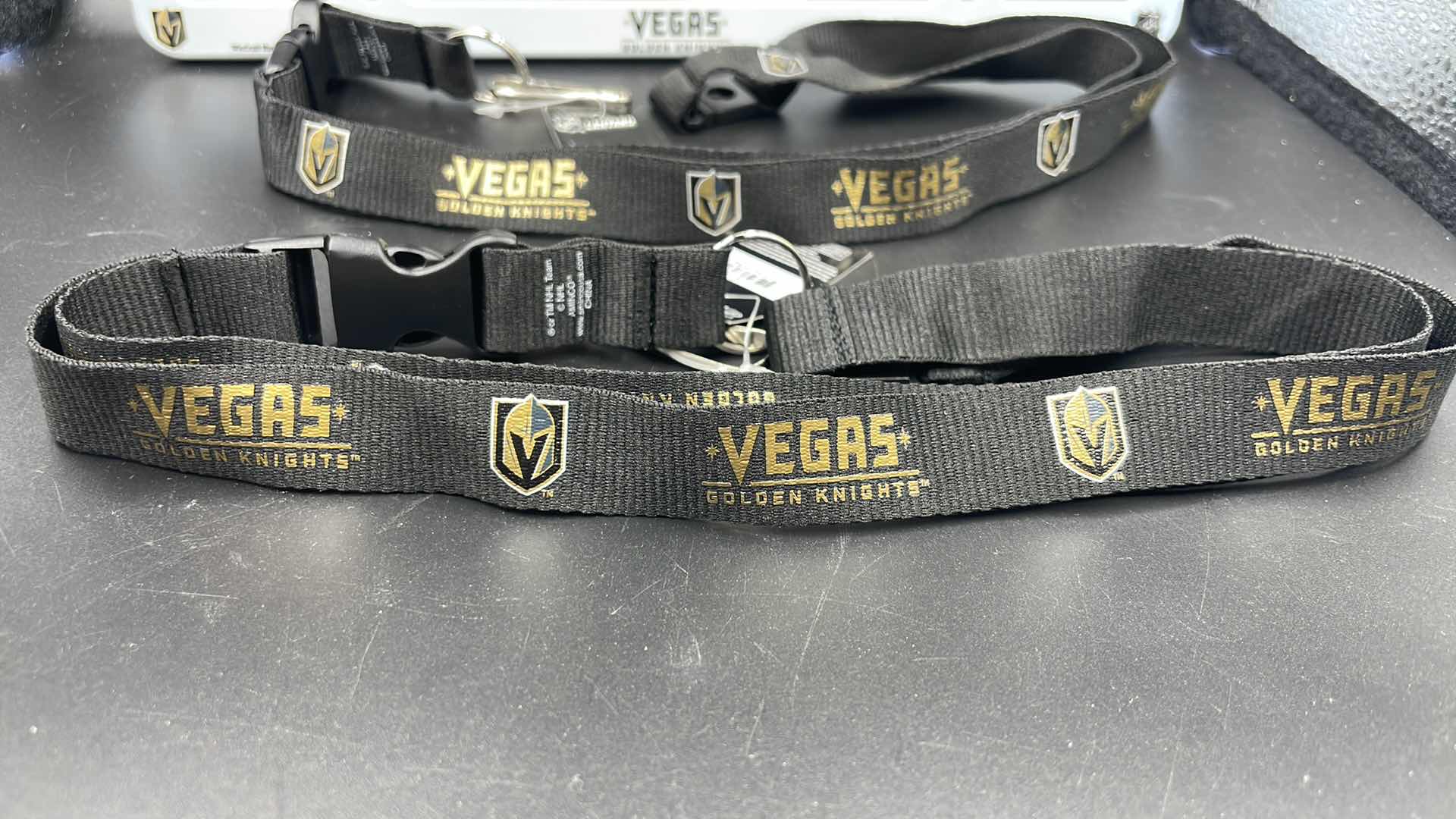 Photo 3 of 3 PC VEGAS GOLDEN KNIGHTS LICENSE PLATE COVER AND LANYARD