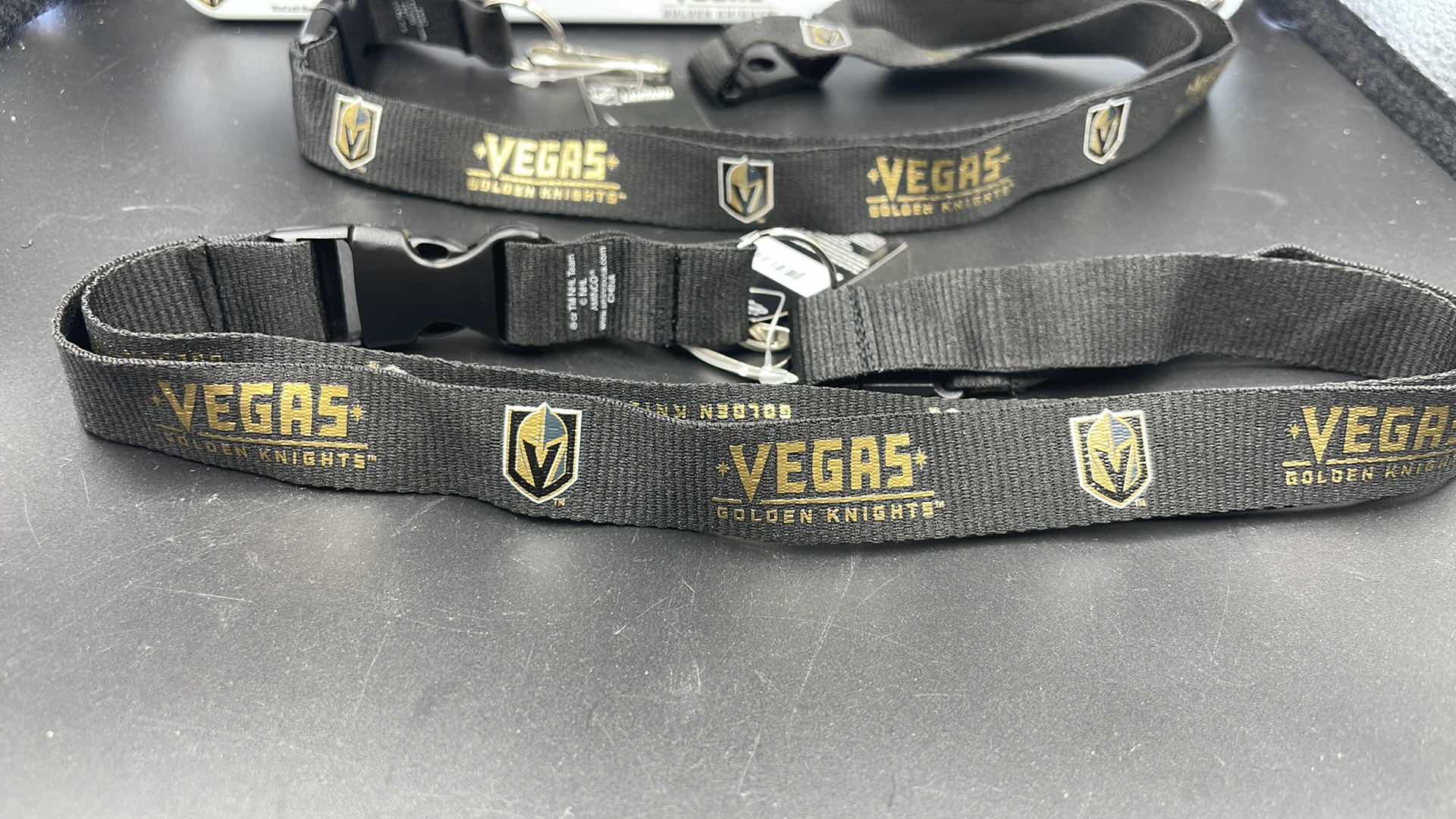 Photo 3 of 3 PC VEGAS GOLDEN KNIGHTS LICENSE PLATE COVER AND LANYARD