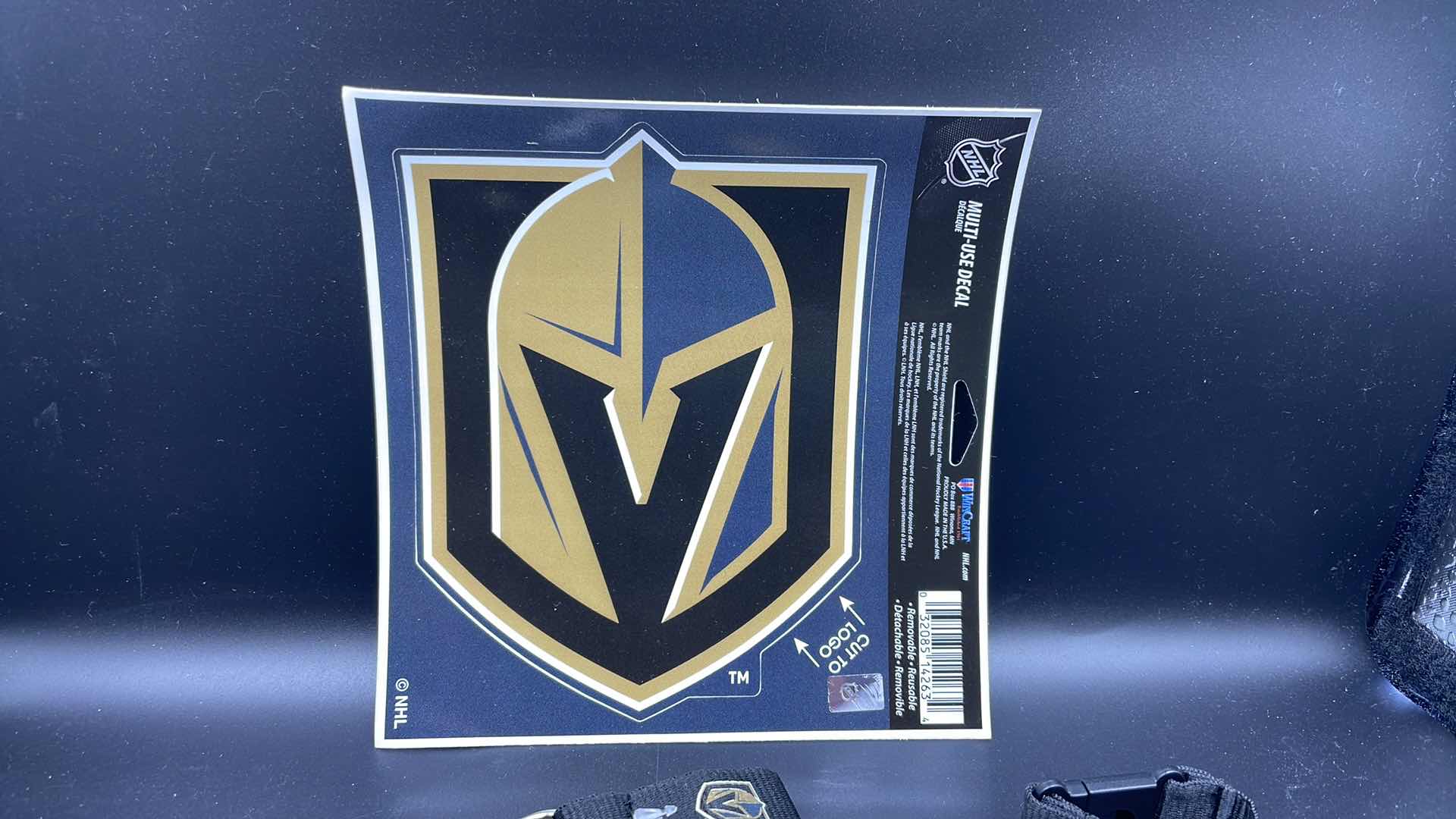 Photo 2 of 3 PC VEGAS GOLDEN KNIGHTS CAR DECAL STICKER AND LANYARD