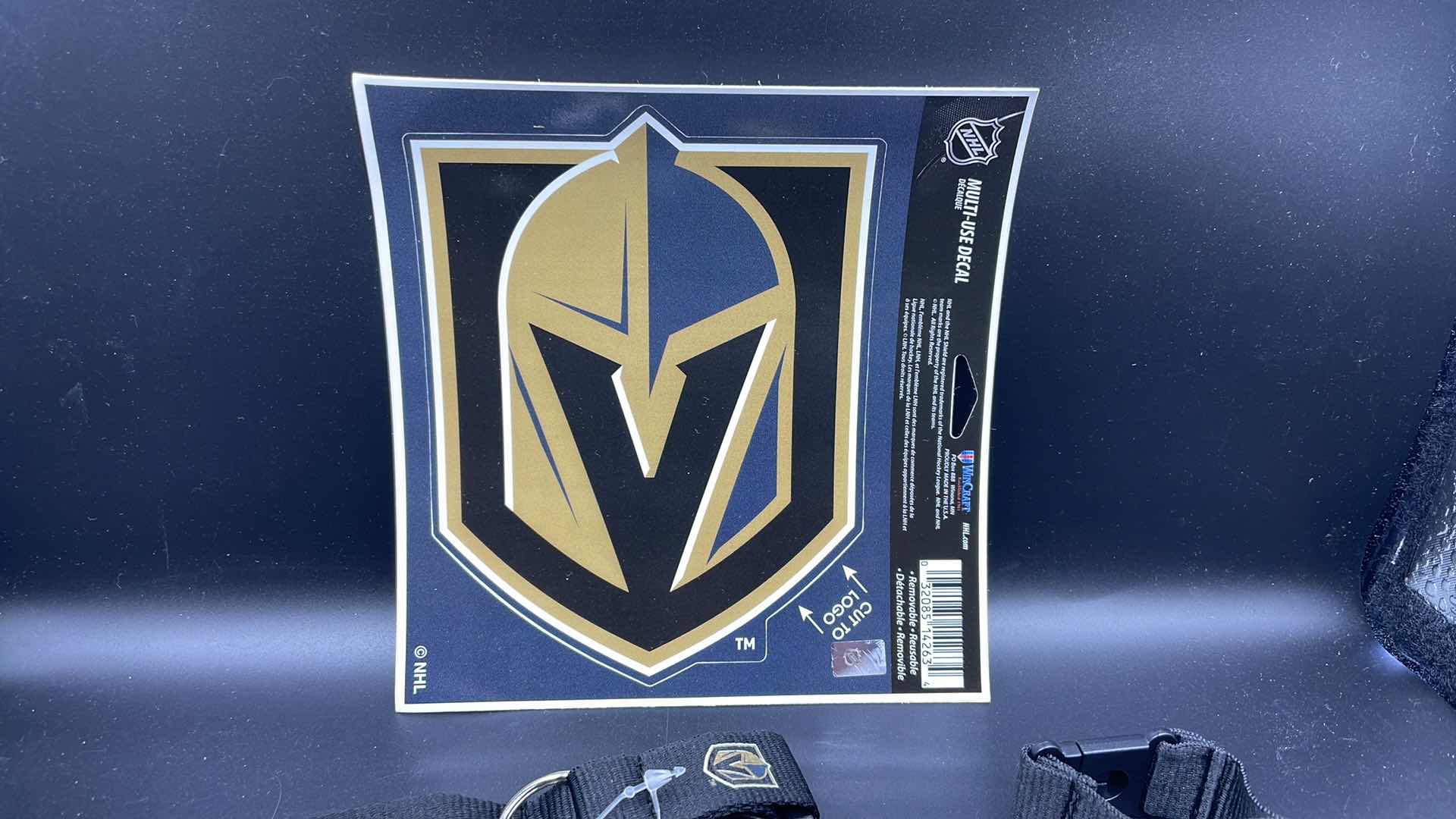 Photo 2 of 3 PC VEGAS GOLDEN KNIGHTS CAR DECAL STICKER AND LANYARD