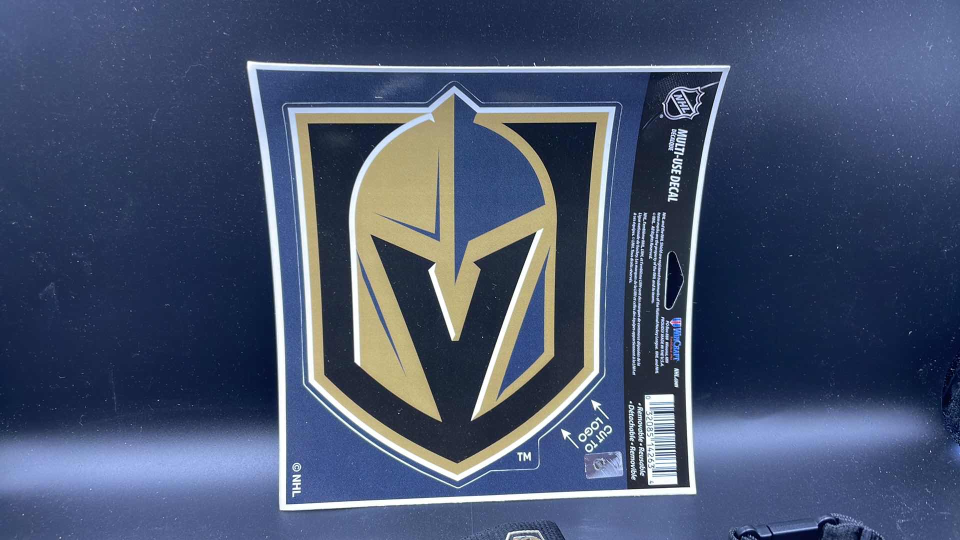 Photo 2 of 3 PC VEGAS GOLDEN KNIGHTS CAR DECAL STICKER AND LANYARD