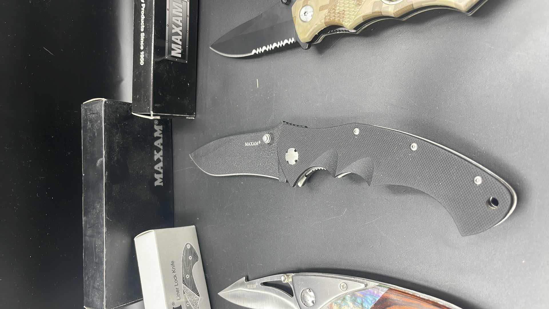 Photo 2 of 3 PC MAXAM FOLDABLE KNIFE SET