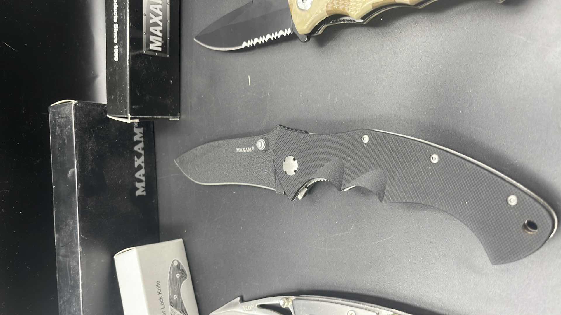 Photo 3 of 3 PC MAXAM FOLDABLE KNIFE SET