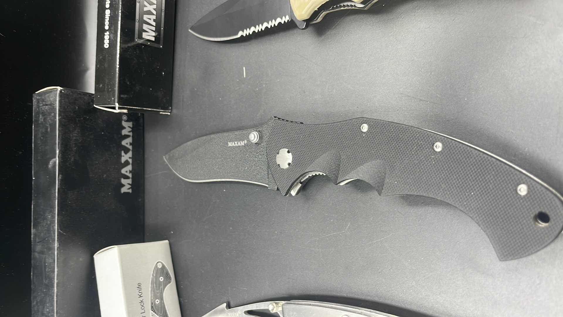 Photo 3 of 3 PC MAXAM FOLDABLE KNIFE SET