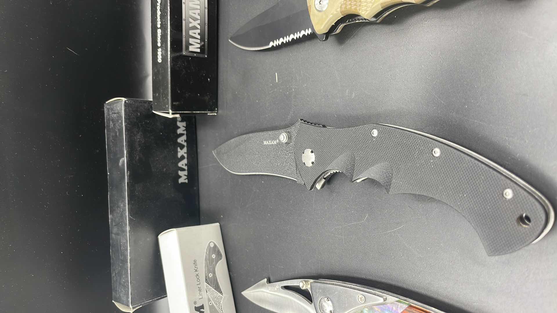 Photo 3 of 3 PC MAXAM FOLDABLE KNIFE SET