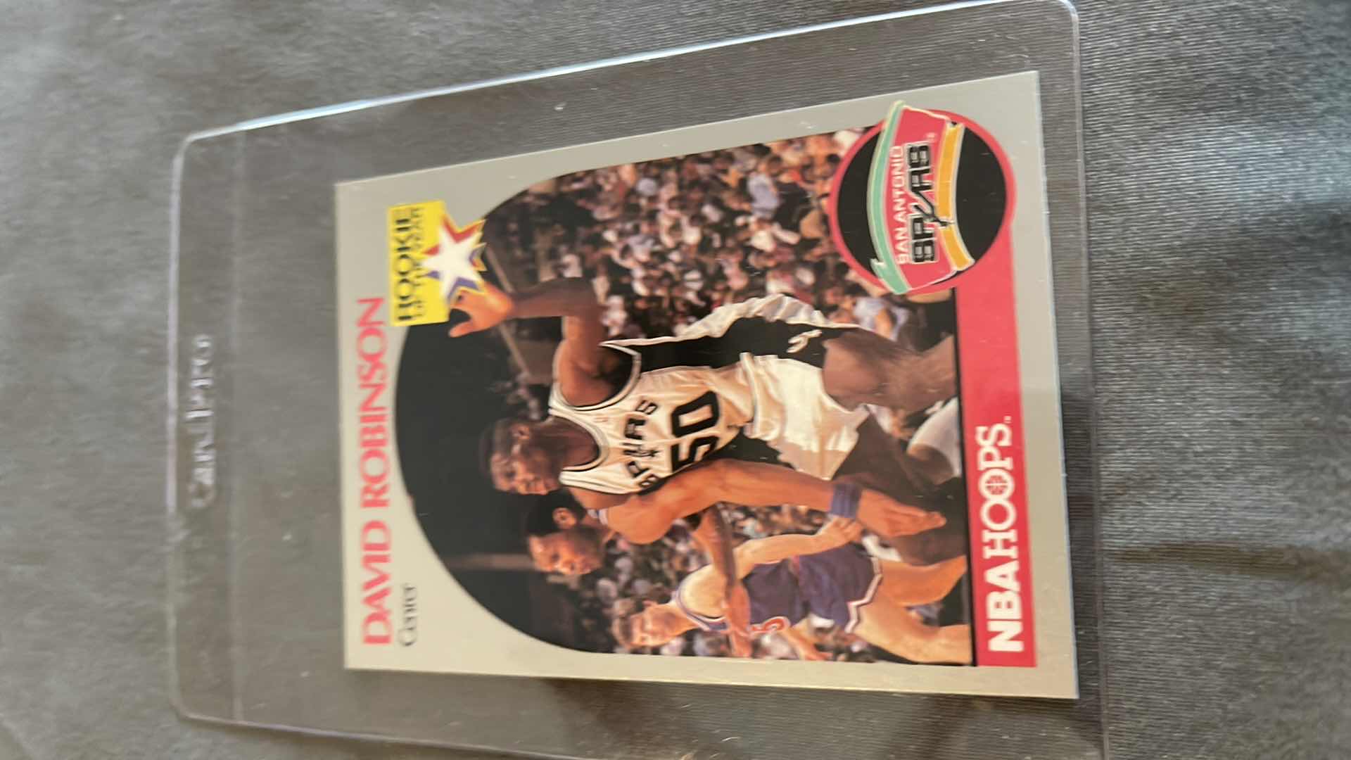 Photo 1 of 1990 DAVID ROBINSON NBA HOOPS ROOKIE OF THE YEAR CARD 270