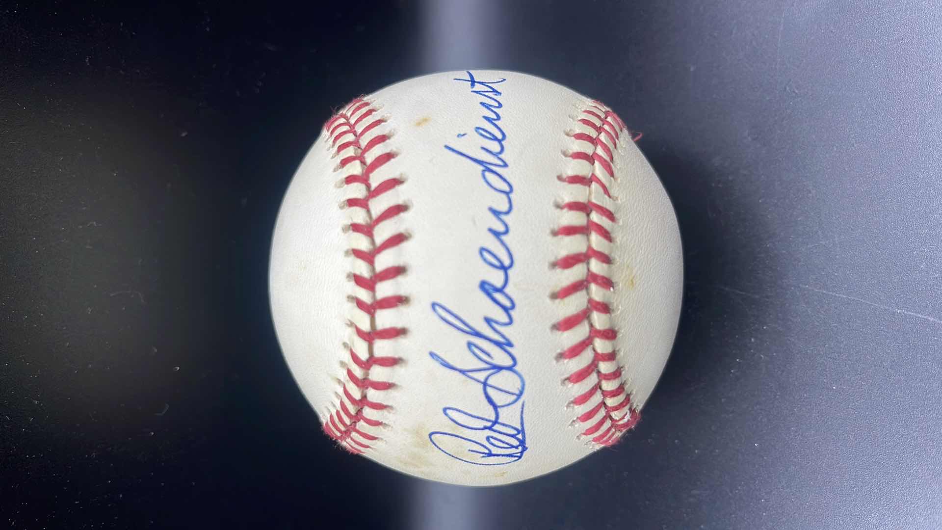 Photo 2 of RED SCHOENDIENST AUTOGRAPHED BASEBALL HOF