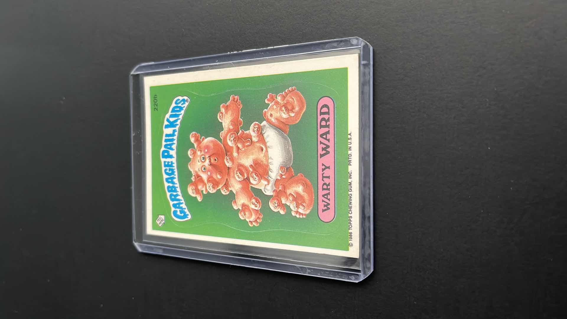 Photo 2 of 1986 GARBAGE PAIL KIDS WARTY WARD TOPPS CARD 220