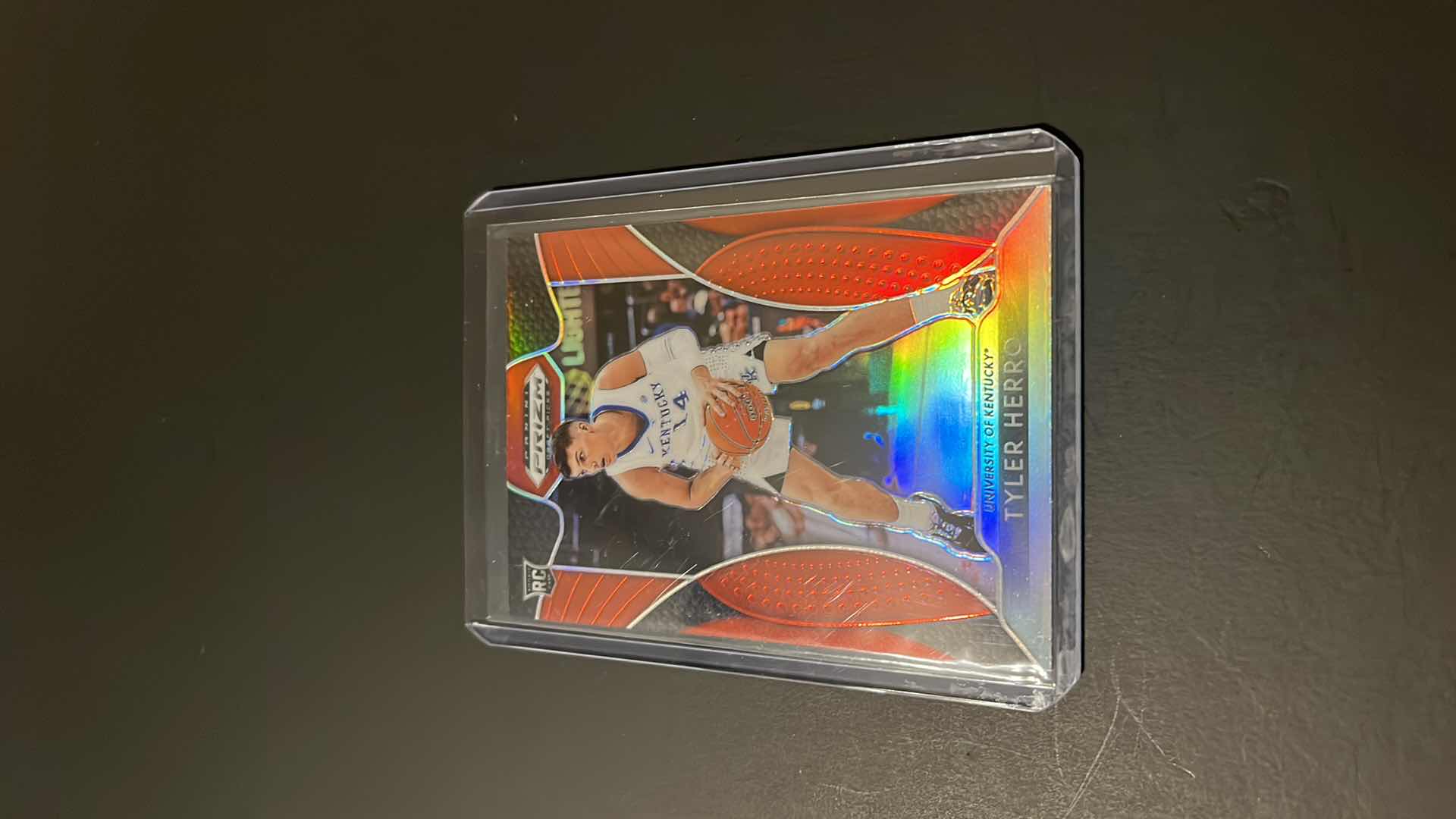 Photo 1 of 2019 TYLER HERRO PANINI PRIZM ORANGE ROOKIE CARD 79