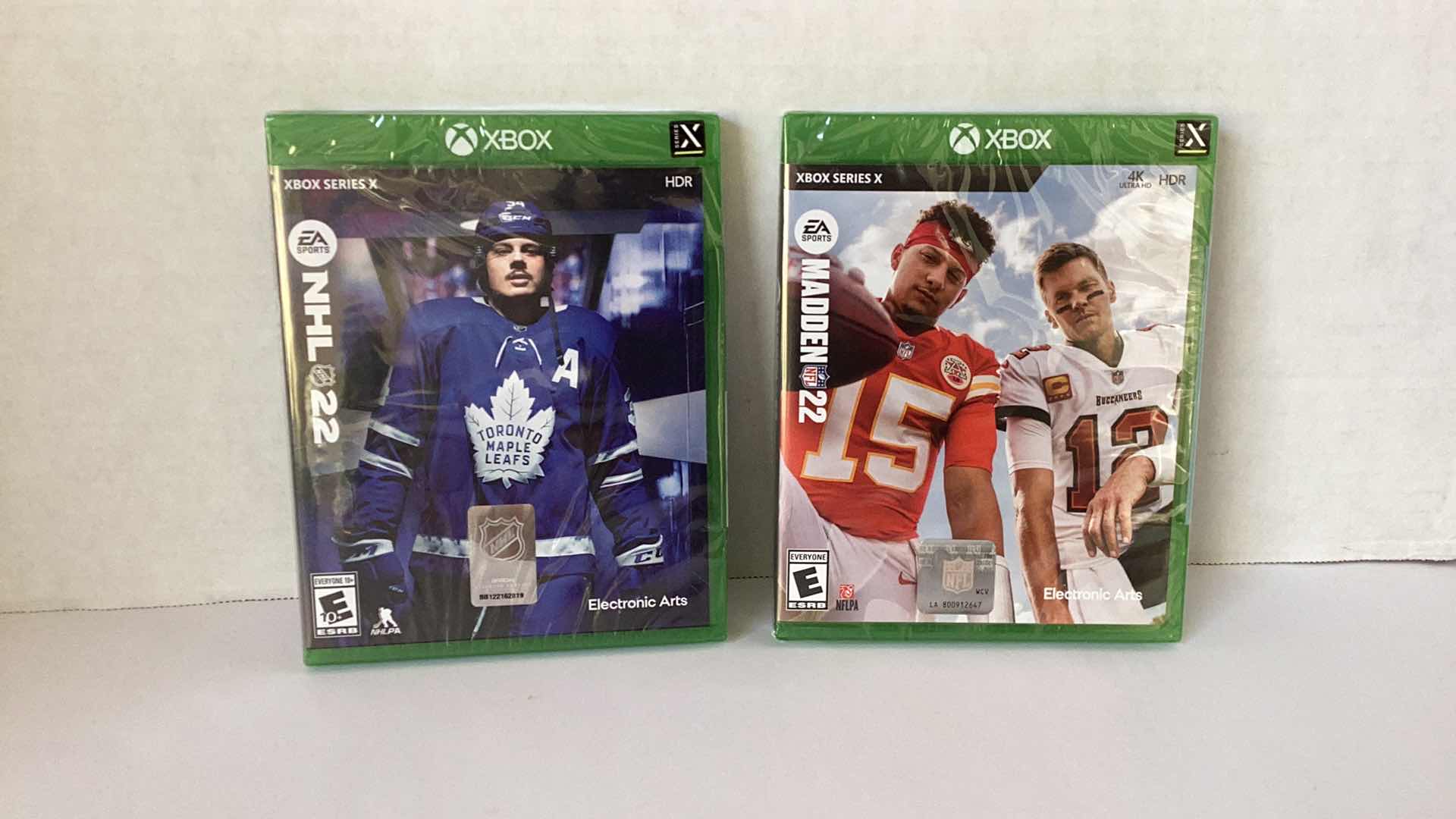 Photo 1 of 2 NEW X-BOX GAMES: NHL 22 AND MADDEN 22