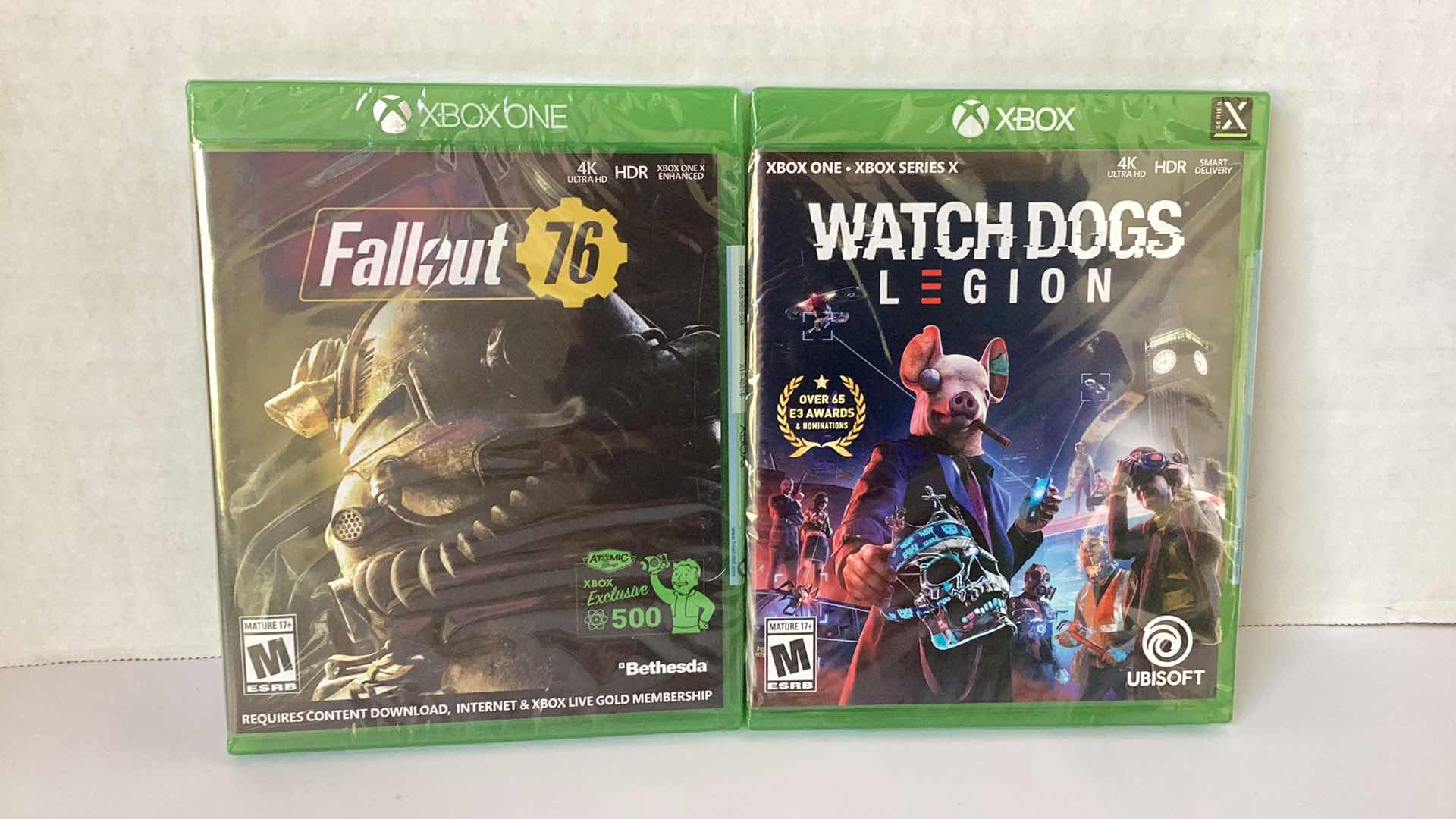 Photo 1 of 2 NEW X-BOX GAMES: FALLOUT 76 AND WATCH DOGS LEGION
