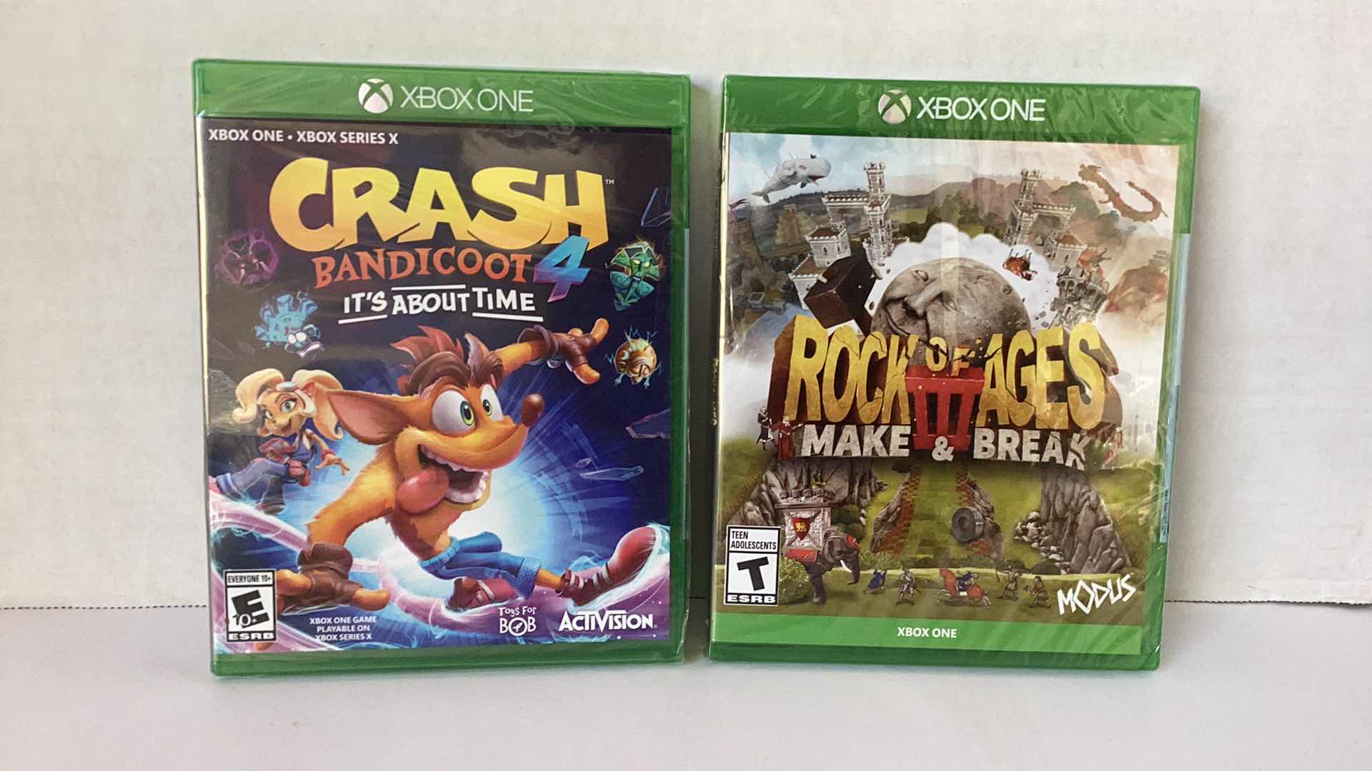 Photo 1 of 2 NEW X-BOX GAMES: CRASH BANDICOOT 4 AND ROCK OF AGES III