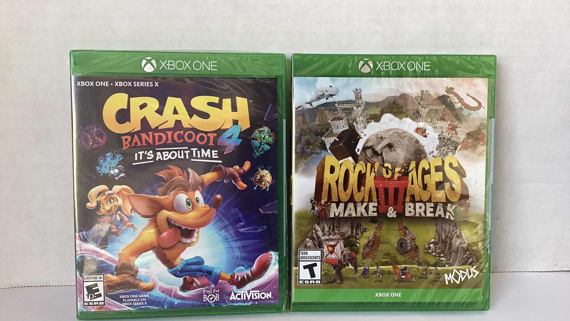 Photo 1 of 2 NEW X-BOX GAMES: CRASH BANDICOOT 4 AND ROCK OF AGES III