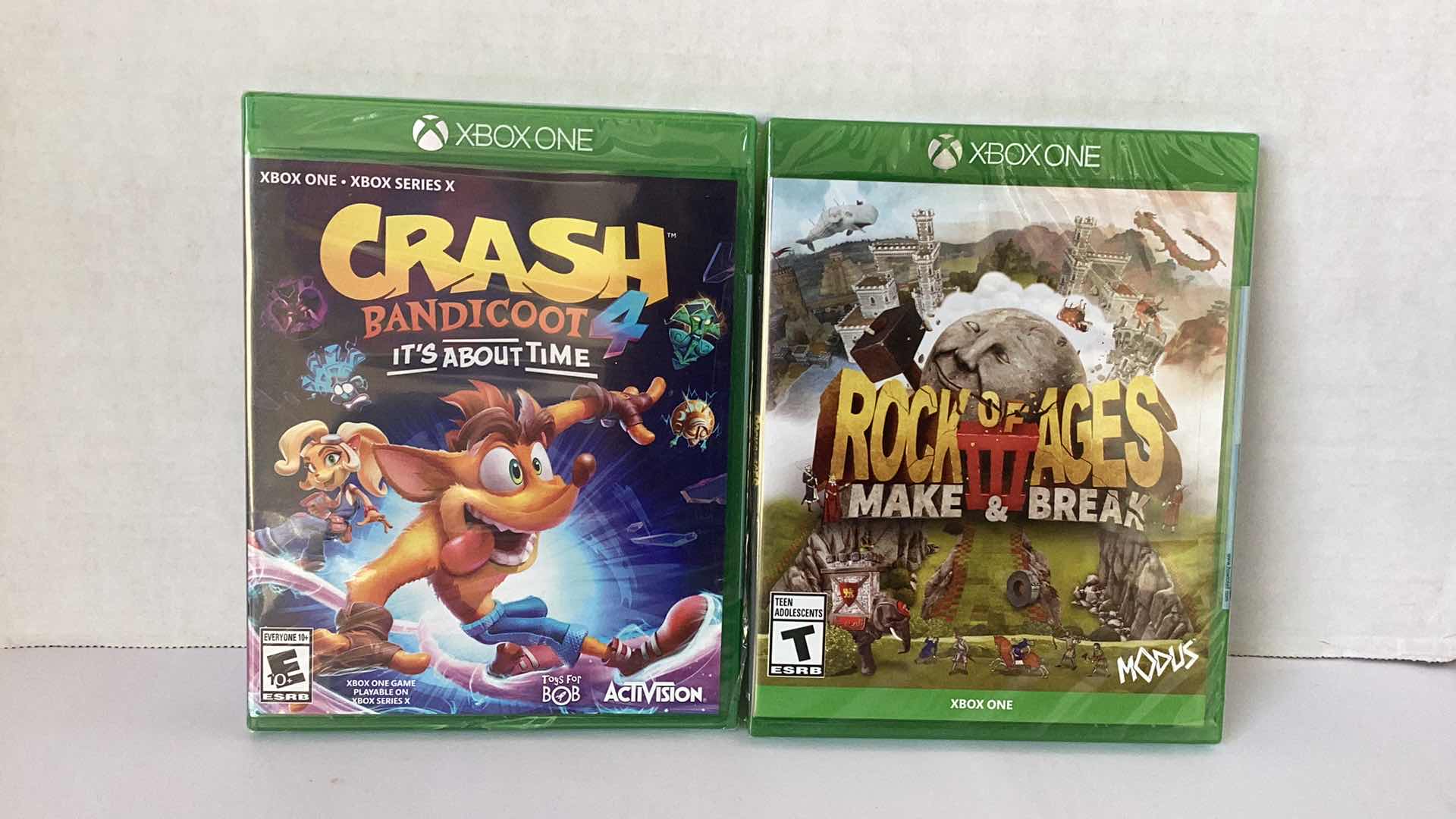 Photo 1 of 2 NEW X-BOX GAMES: CRASH BANDICOOT 4 AND ROCK OF AGES III