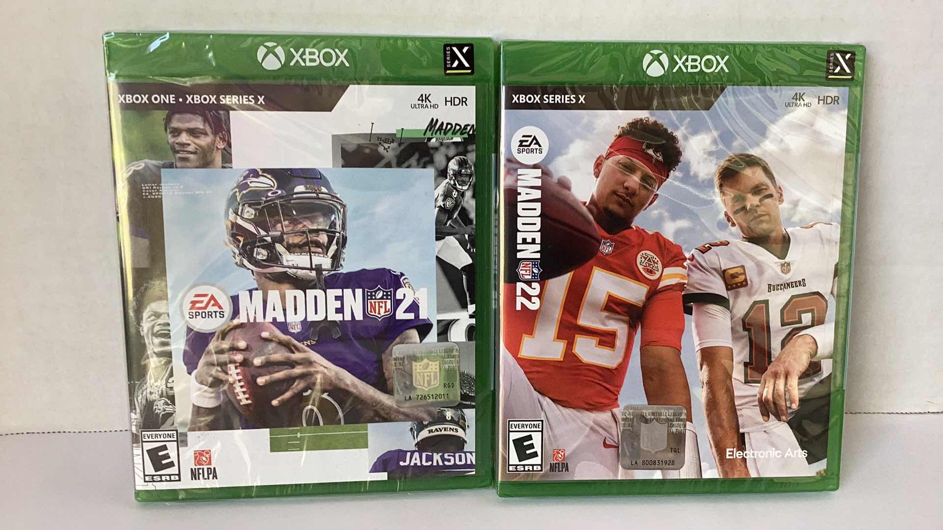 Photo 1 of 2 NEW X-BOX GAMES: MADDEN 21 AND MADDEN 22