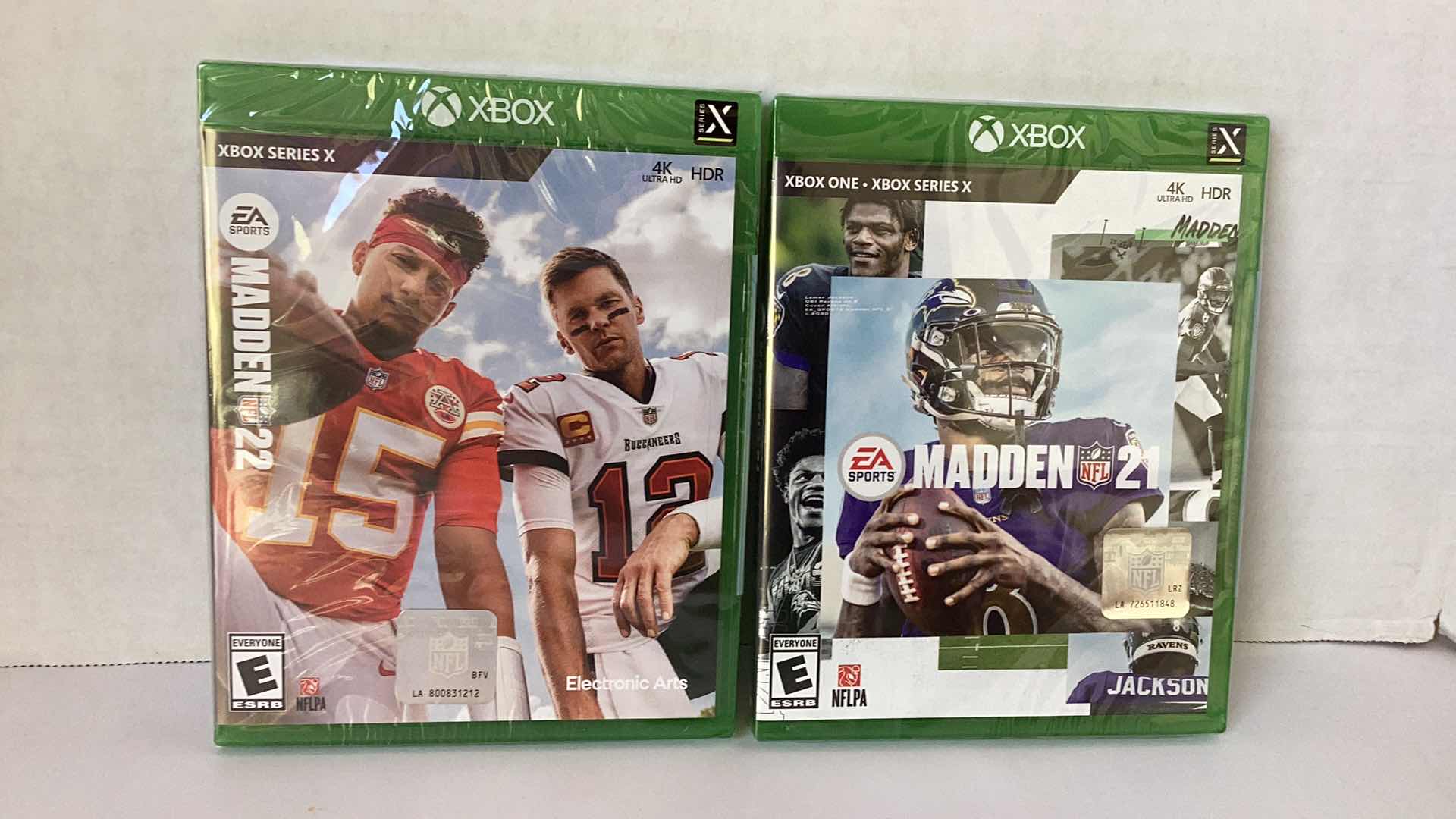 Photo 1 of 2 NEW X-BOX GAMES: MADDEN 22 AND MADDEN 21