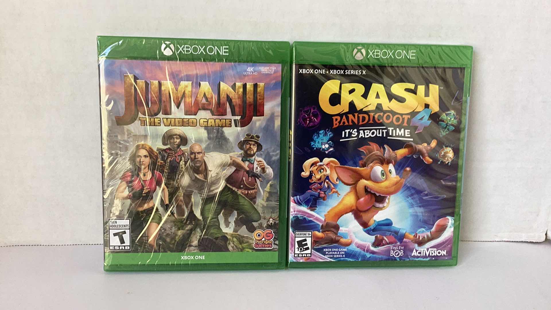 Photo 1 of 2 NEW X-BOX GAMES: JUMANJI THE VIDEO GAME AND CRASH BANDICOOT 4