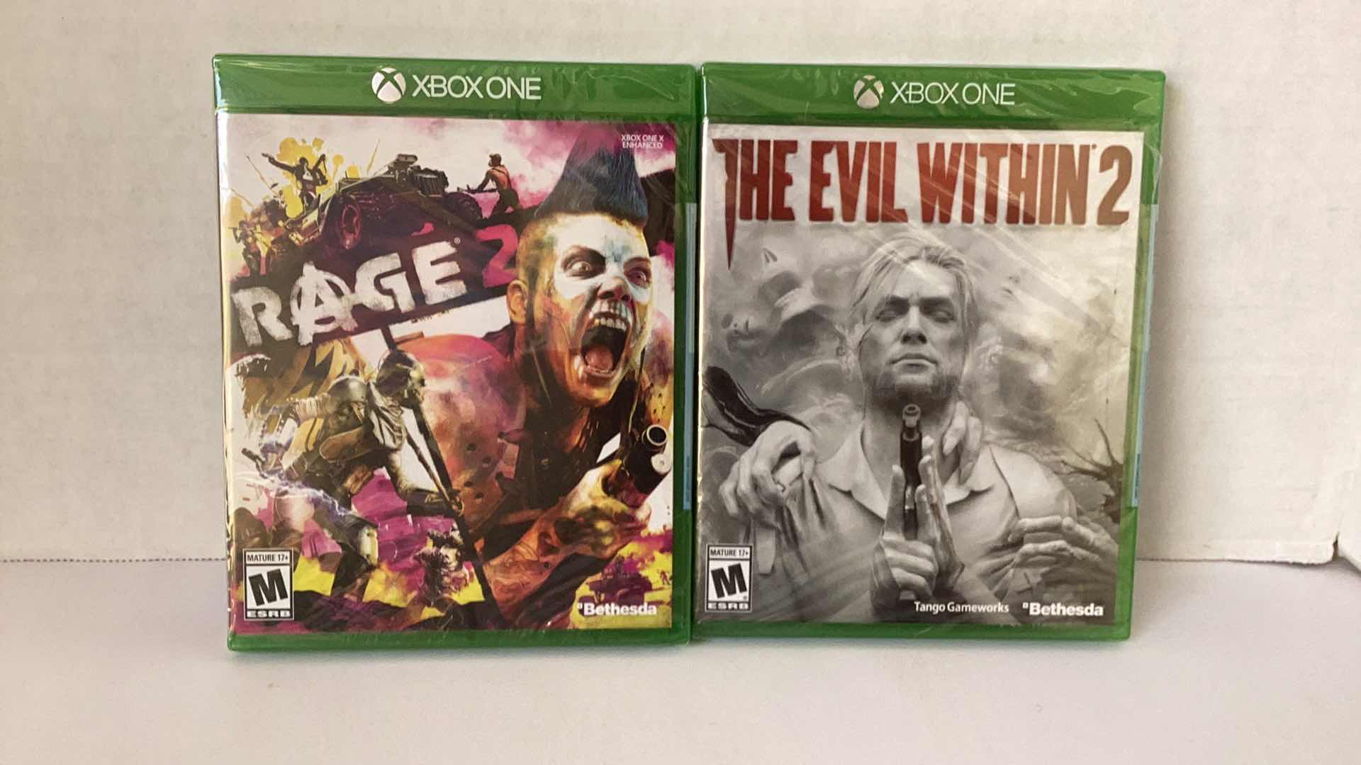 Photo 1 of 2 NEW X-BOX GAMES: RAGE 2 AND THE EVIL WITHIN 2