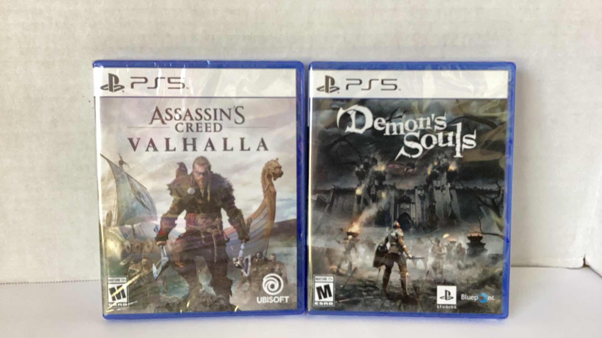 Photo 1 of 2 NEW PS5 GAMES: ASSASSIN'S CREED VALHALLA AND DEMON'S SOULS