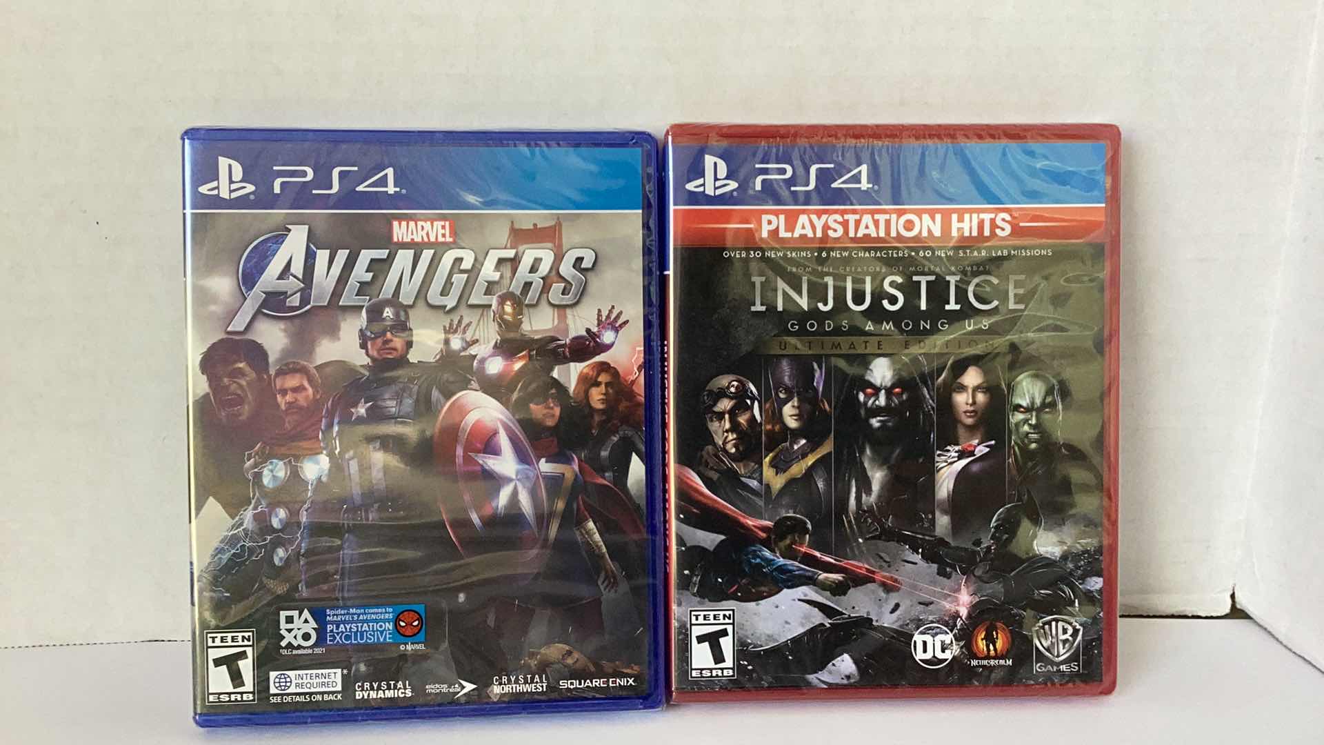 Photo 1 of 2 NEW PS4 GAMES: MARVEL AVENGERS AND INJUSTICE GODS AMONG US