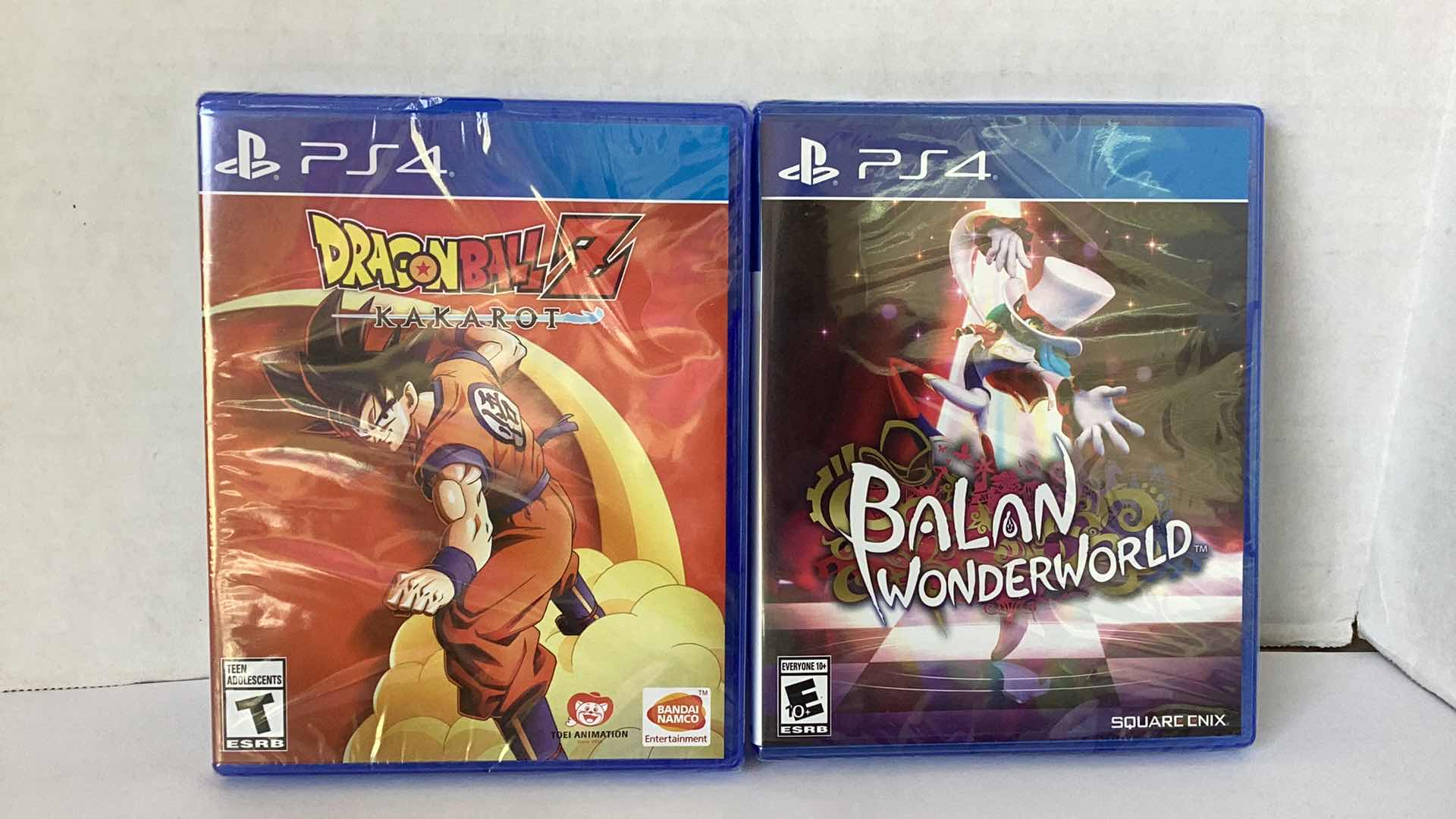 Photo 1 of 2 NEW PS4 GAMES: DRAGONBALL Z KAKAROT AND BALAN WONDERWORLD