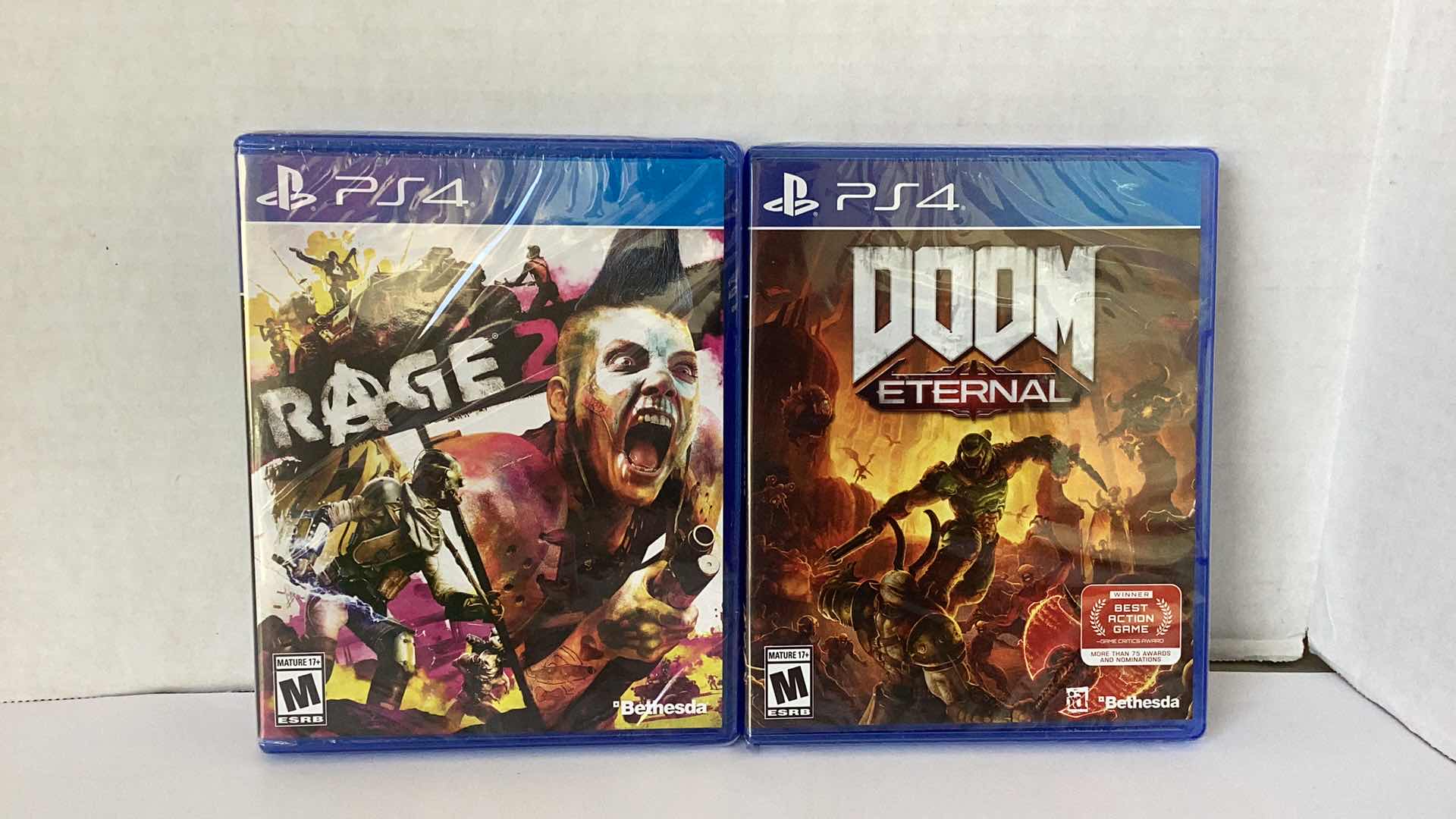 Photo 1 of 2 NEW PS4 GAMES: RAGE 2 AND DOOM ETERNAL