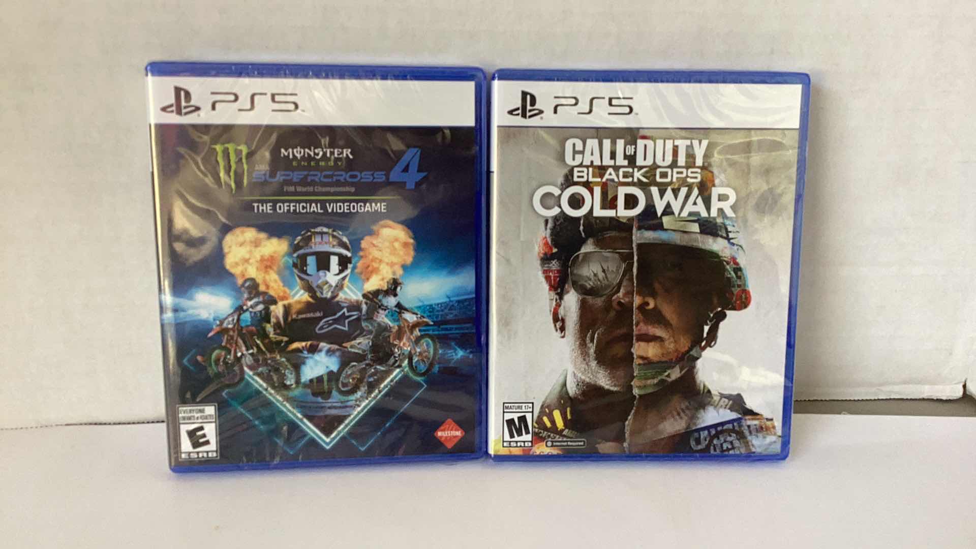 Photo 1 of 2 NEW PS5 GAMES: MONSTER ENERGY SUPERCROSS 4 AND CALL OF DUTY BLACK OPS COLD WAR