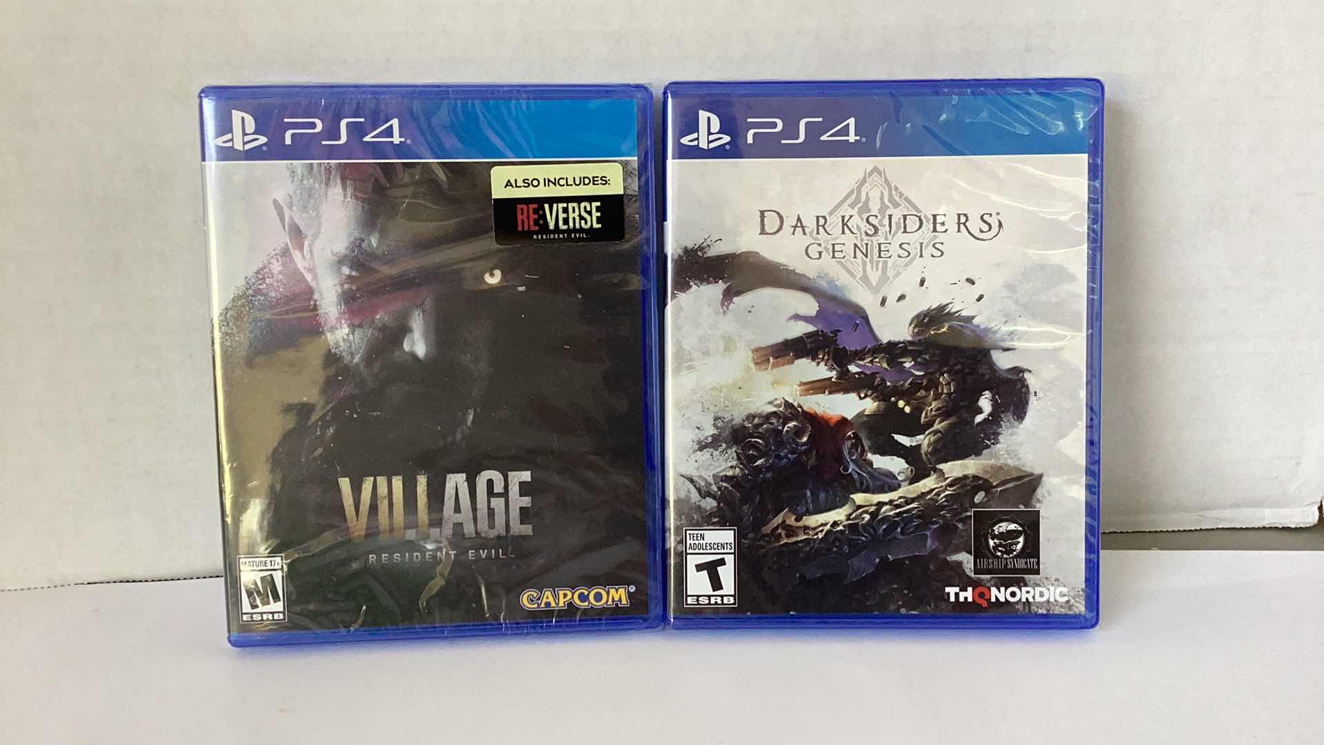Photo 1 of 2 NEW PS4 GAMES: RESIDENT EVIL VILLAGE AND DARKSIDERS GENESIS
