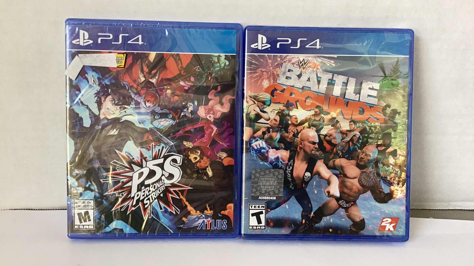 Photo 1 of 2 NEW PS4 GAMES: PERSONA 5 STRIKERS AND BATTLEGROUNDS