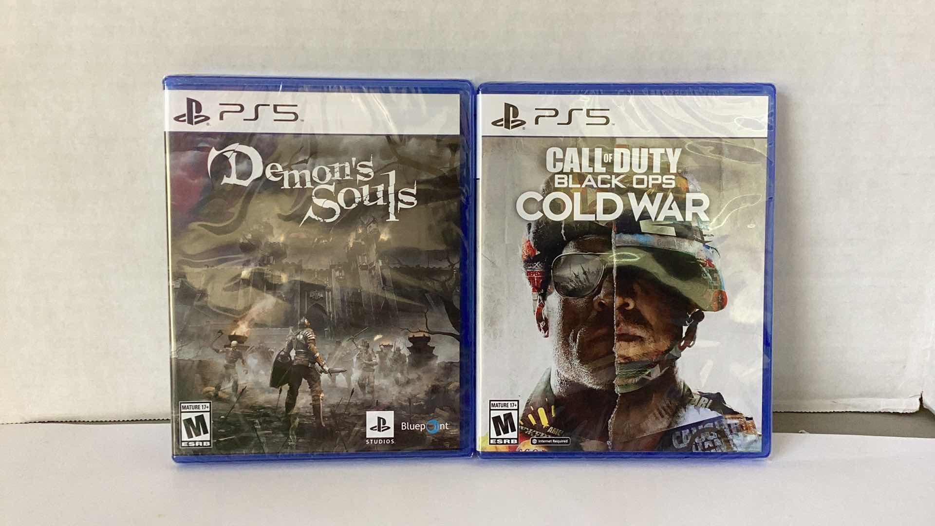 Photo 1 of 2 NEW PS5 GAMES: DEMON'S SOULS AND CALL OF DUTY BLACK OPS COLD WAR