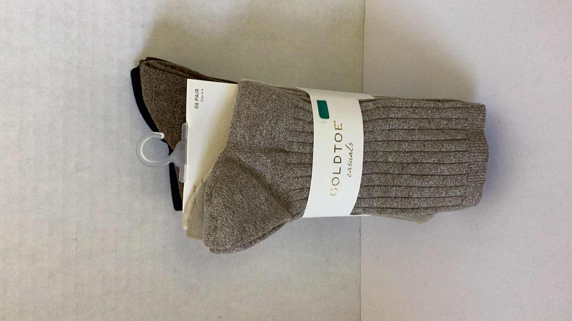 Photo 1 of NEW GOLDTOE 6 PAIRS SOCKS