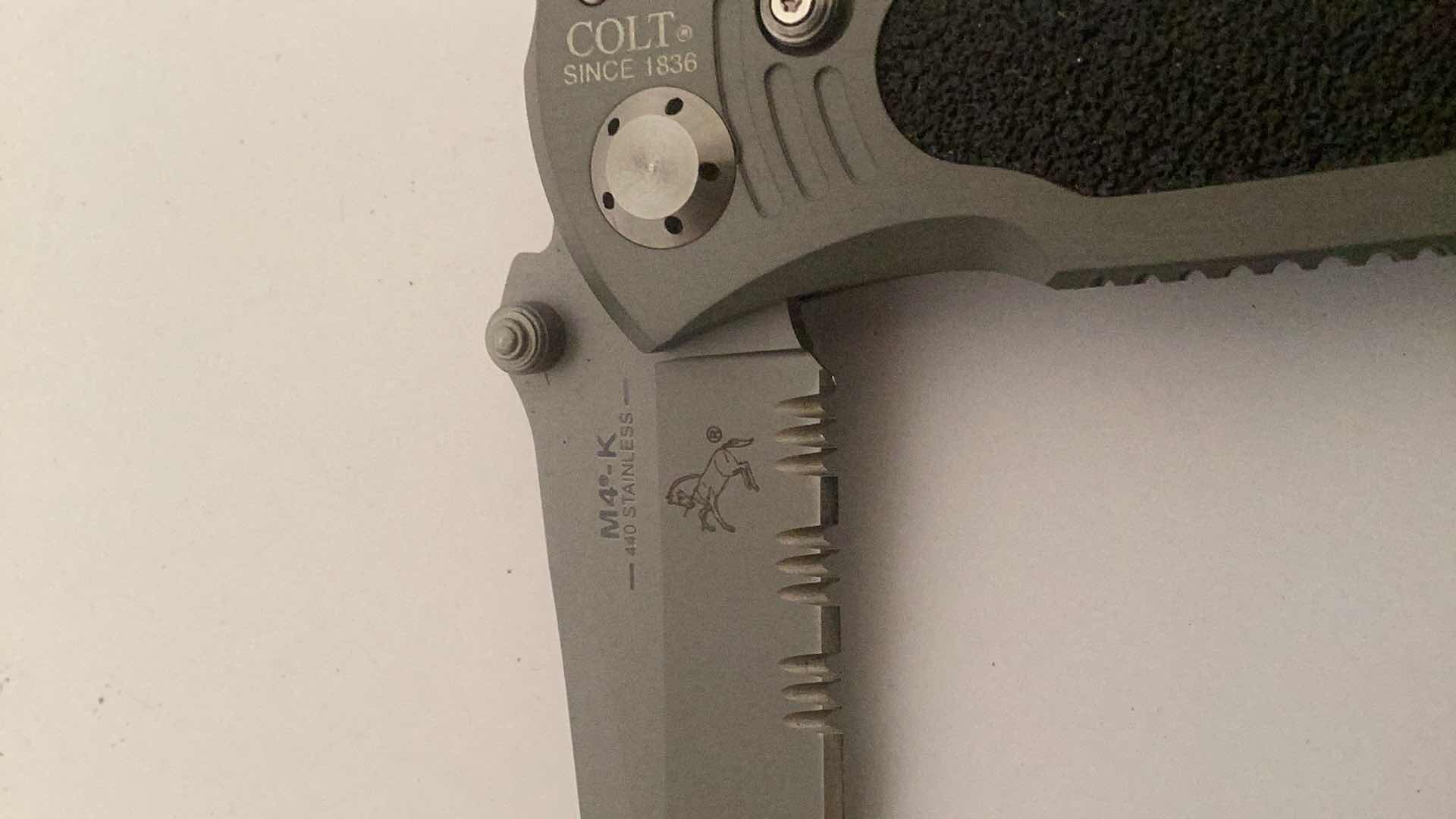Photo 2 of COLT M4-K 440 STAINLESS CYROEDGE FRED CARTER DESIGN