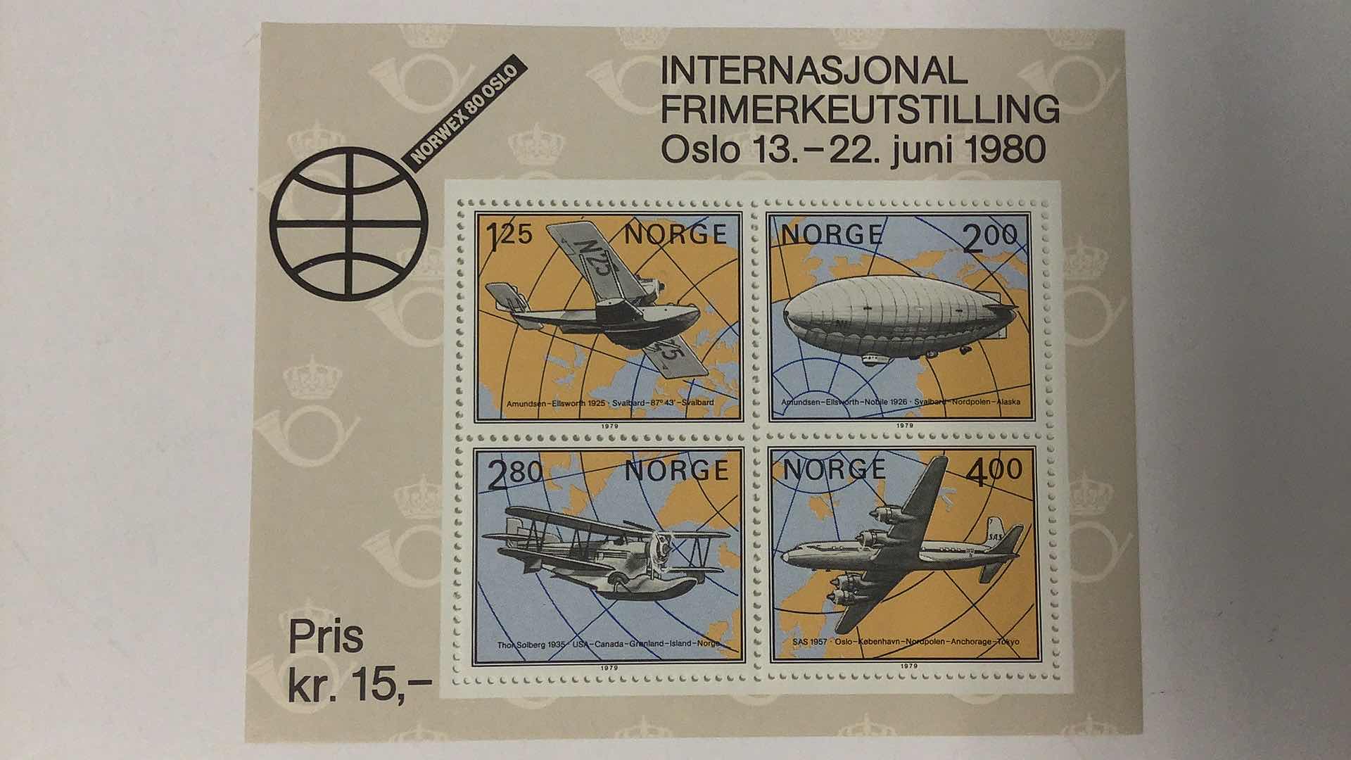 Photo 1 of 1979 STAMP EXHIBITION NORWAY