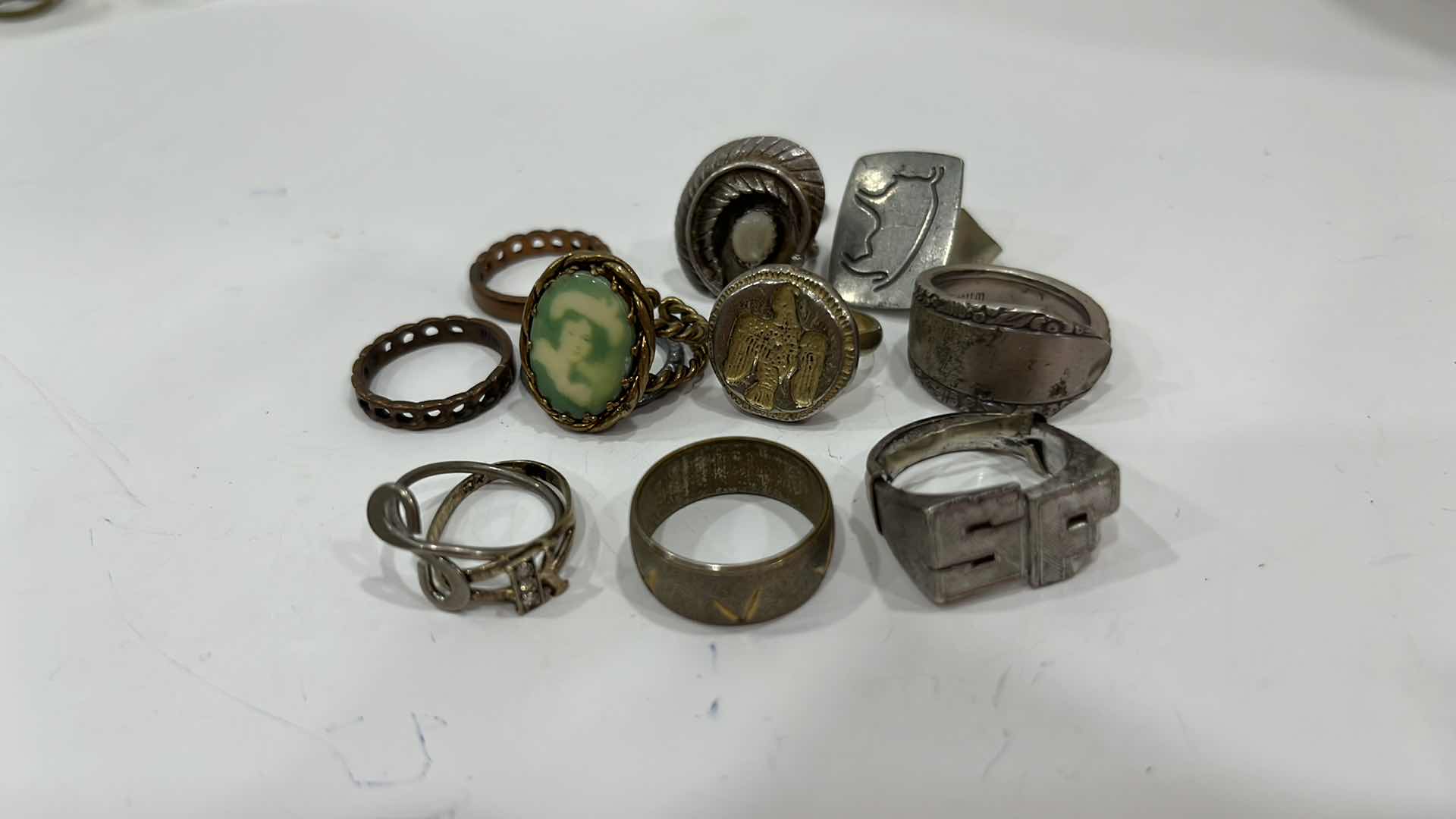 Photo 1 of VINTAGE JEWELRY, ASSORTED RINGS