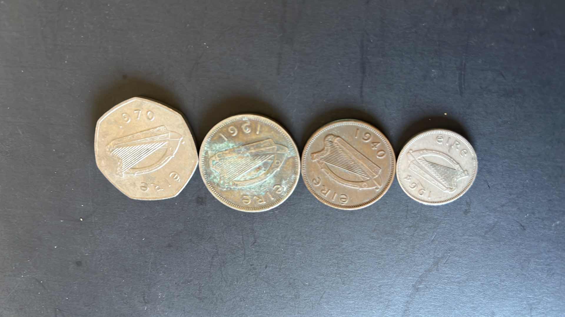 Photo 2 of IRELAND SET OF 4 COINS