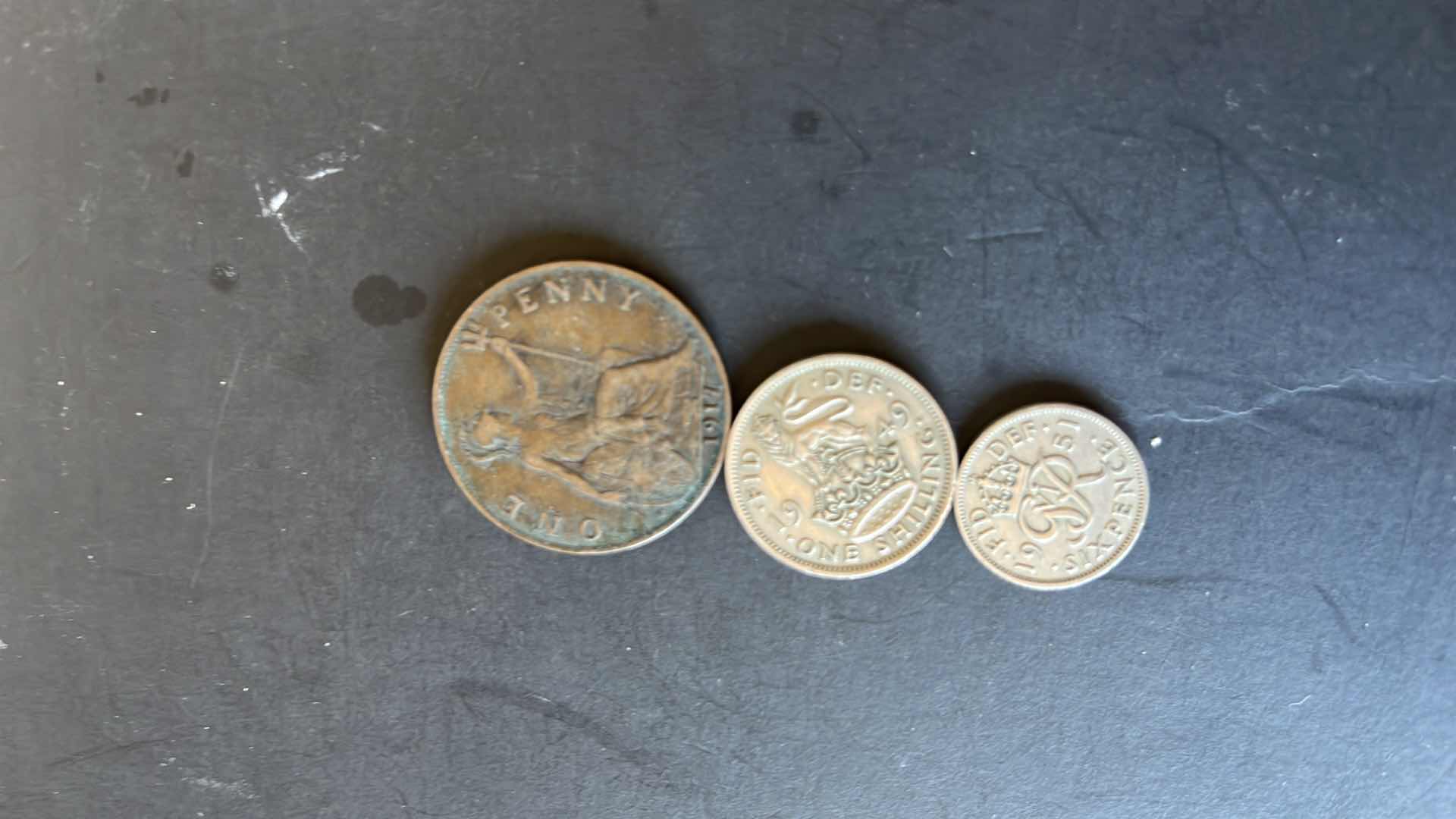 Photo 2 of ENGLAND SET OF 3 COINS