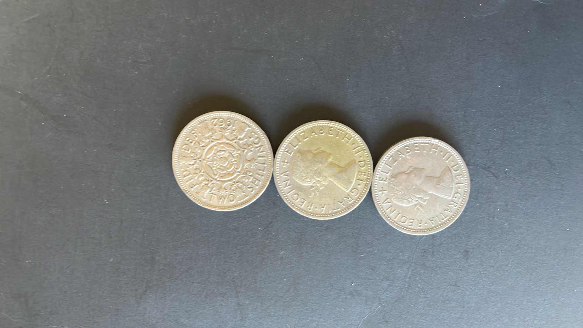 Photo 2 of ENGLAND SET OF 3 COINS