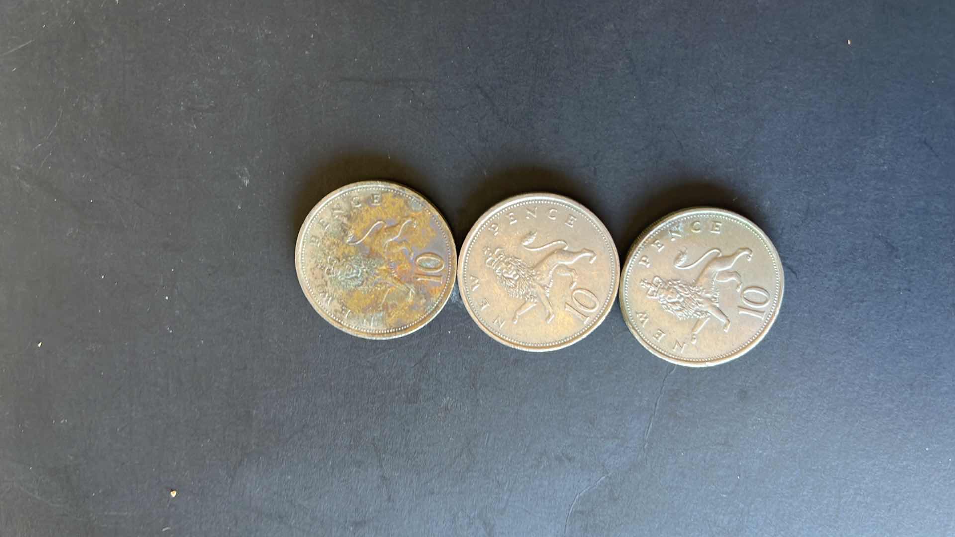 Photo 2 of ENGLAND SET OF 3 COINS