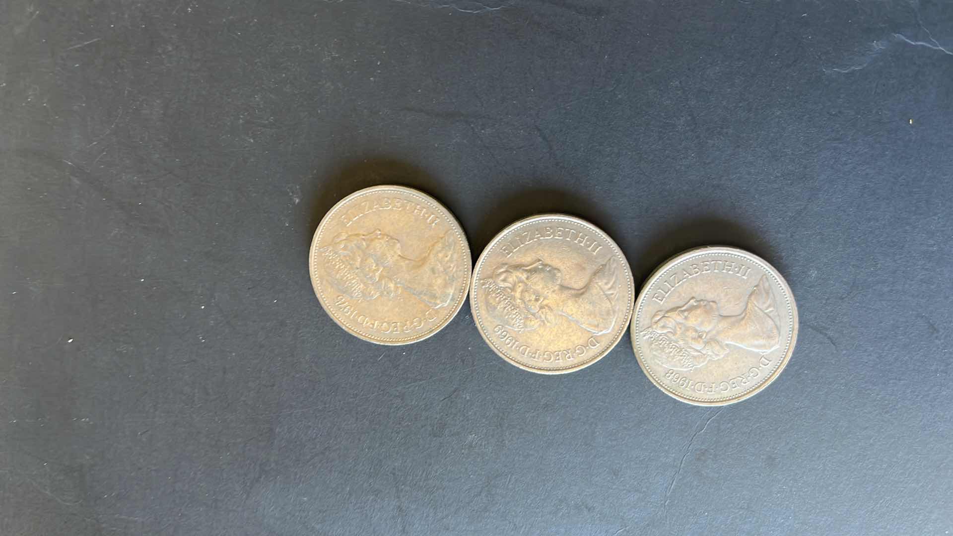 Photo 1 of ENGLAND SET OF 3 COINS