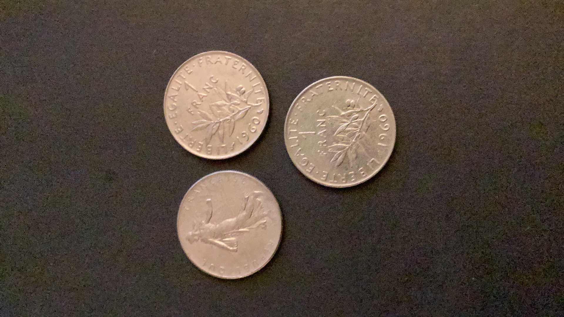 Photo 2 of 3 FRENCH COINS