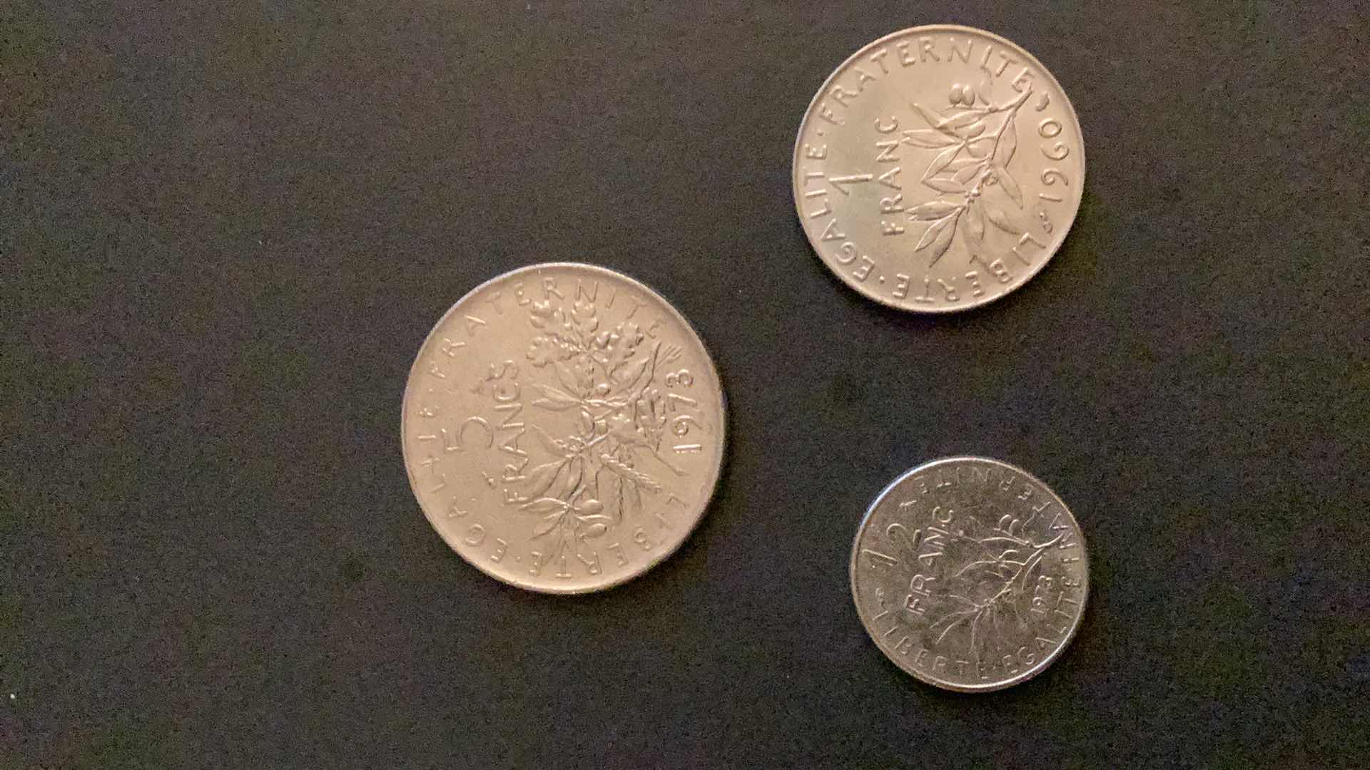 Photo 2 of 3 FRENCH COINS