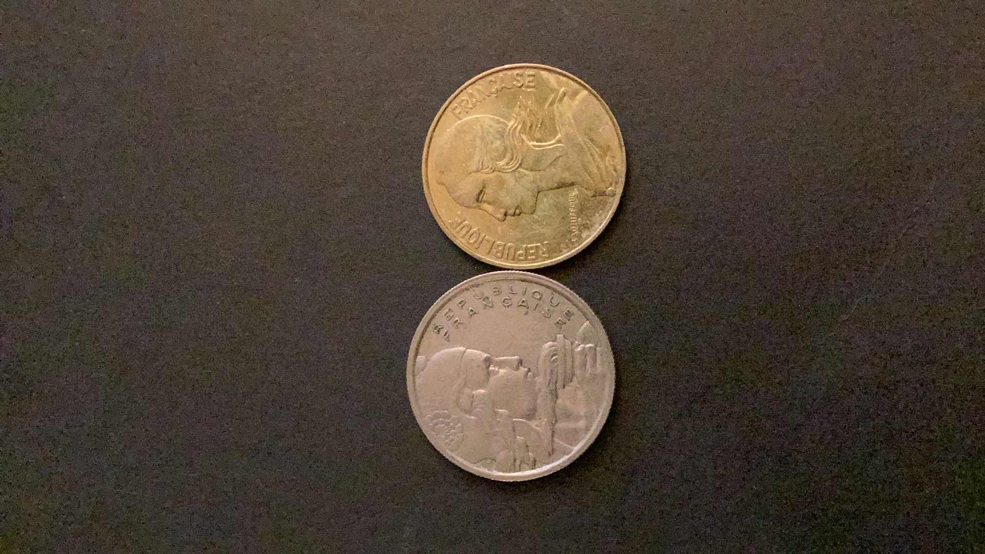 Photo 1 of 2 FRENCH COINS
