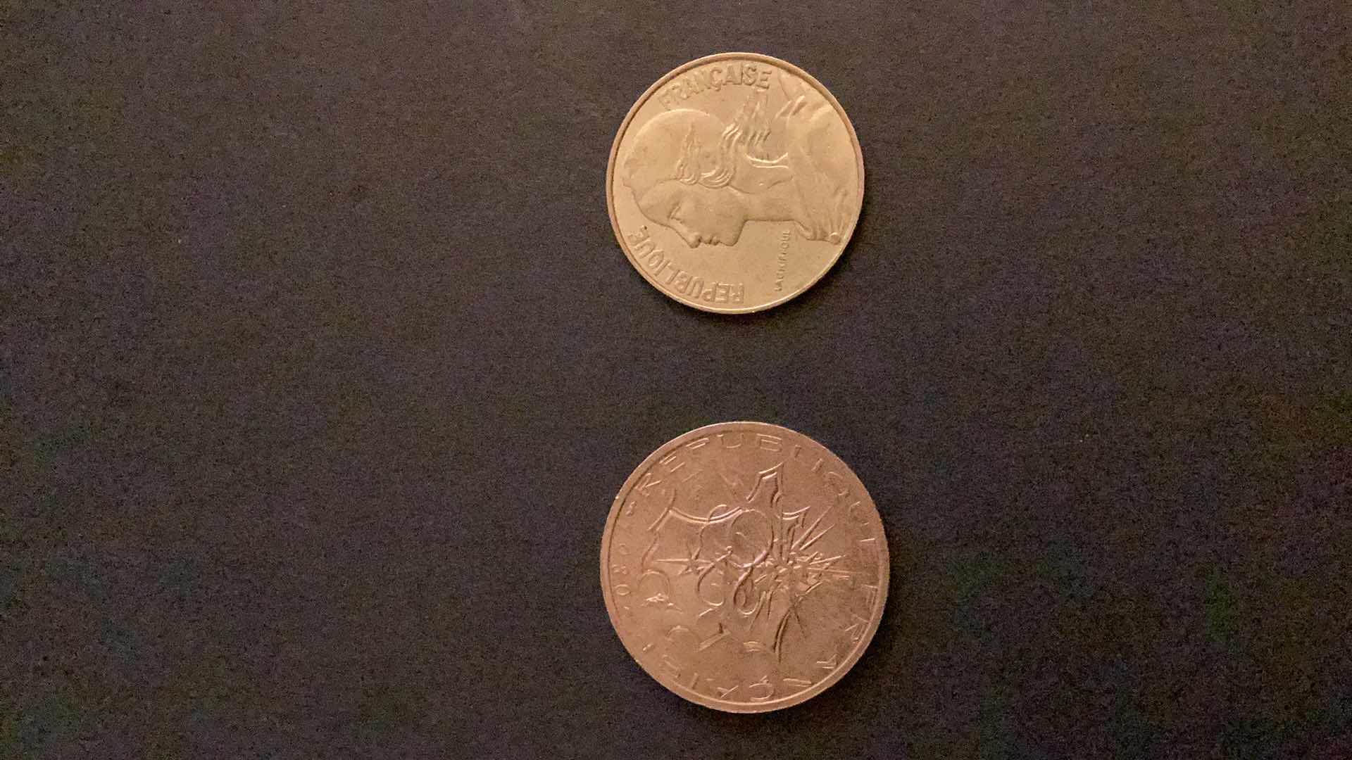 Photo 1 of 2 FRENCH COINS