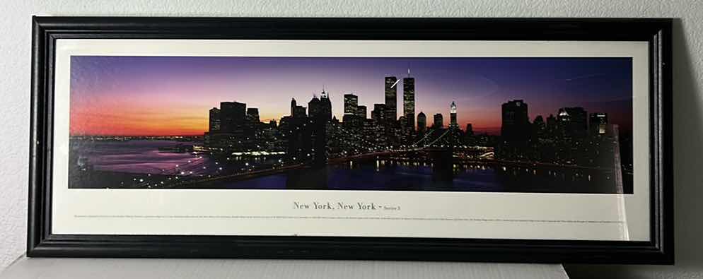 Photo 2 of NEW YORK, NEW YORK CITY SCAPE ARTWORK 43” x 16 1/2