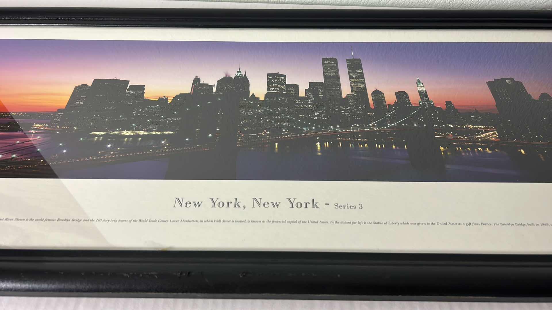 Photo 3 of NEW YORK, NEW YORK CITY SCAPE ARTWORK 43” x 16 1/2