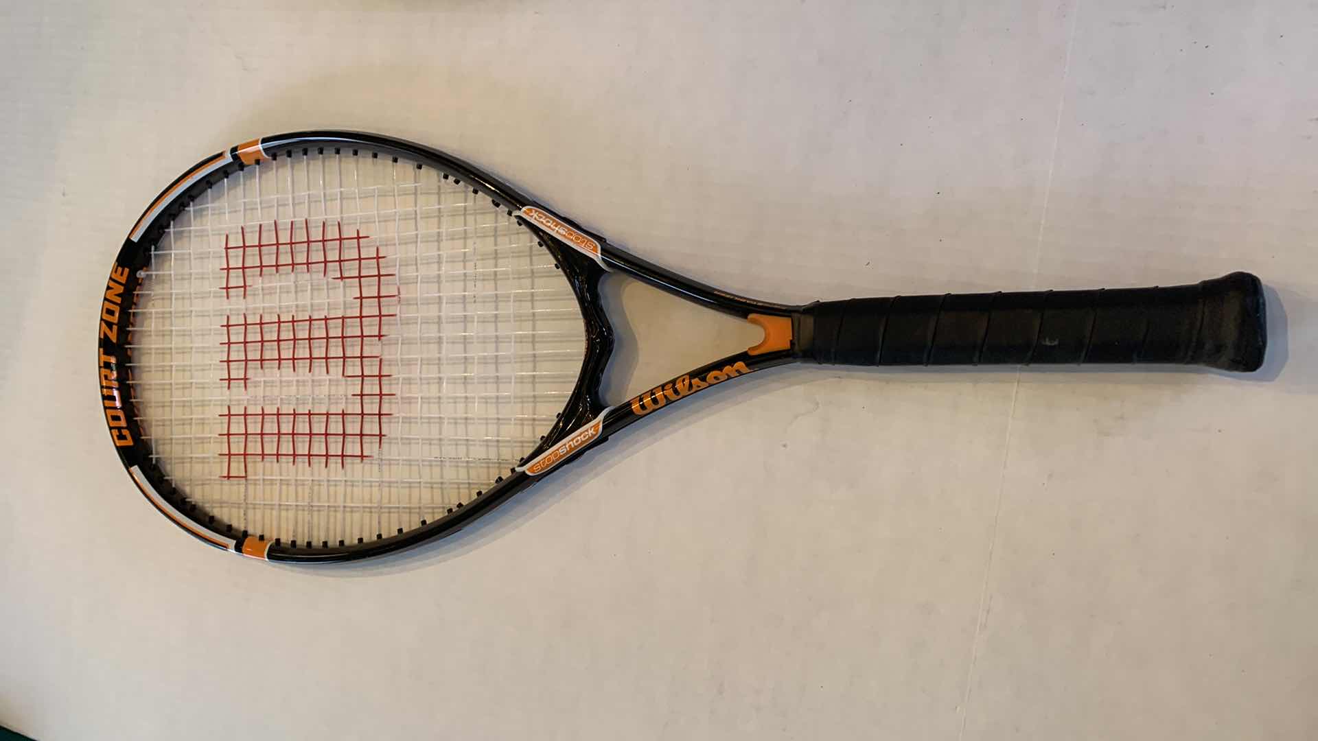 Photo 2 of PAIR OF WILSON COURT ZONE POWERBRIDGE STOP SHOCK TENNIS RAQUETS